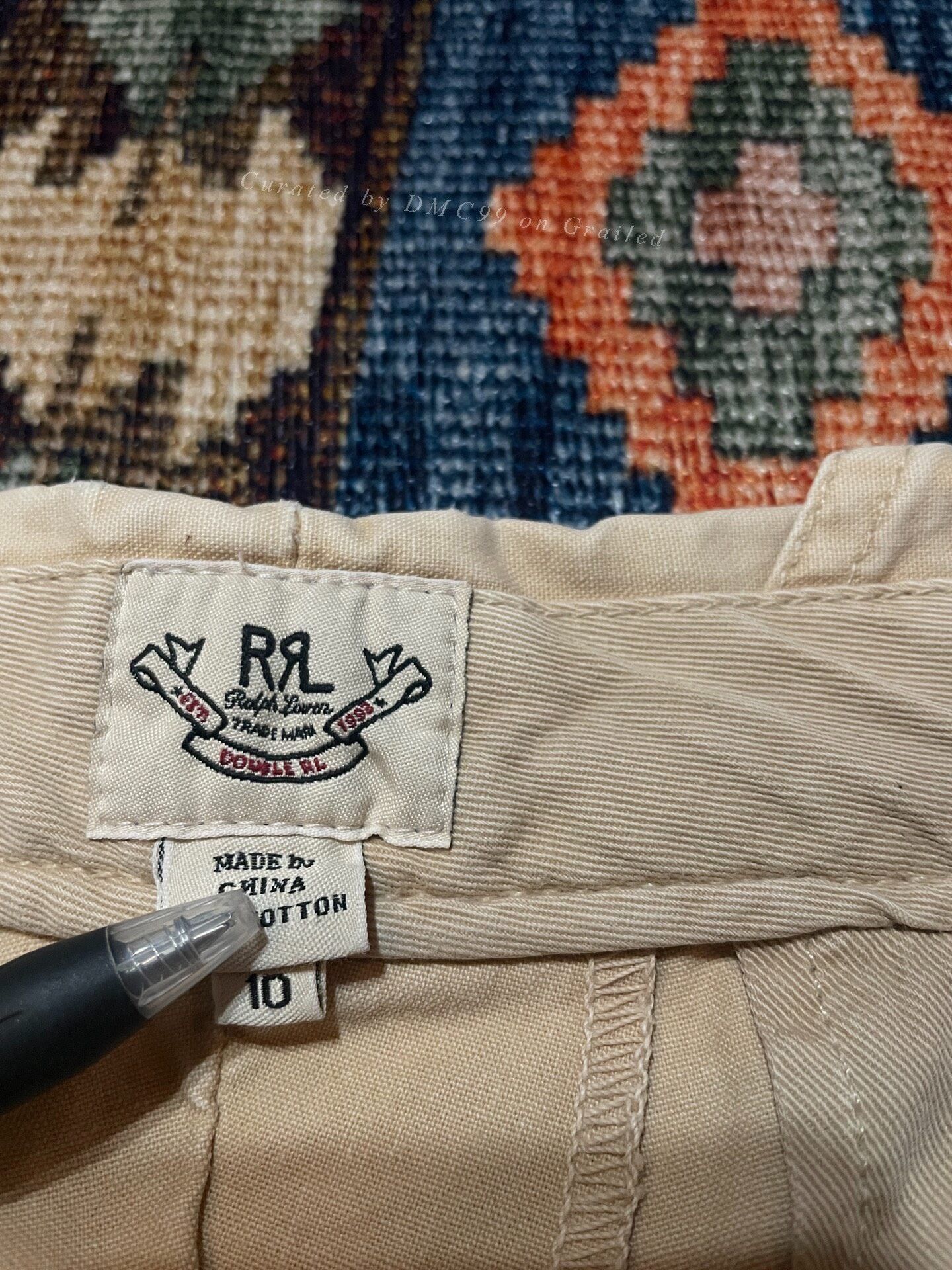 RRL Ralph Lauren RRL Vintage White Label Loose Cotton Pants Size US 32 / EU 48 - 3 Thumbnail