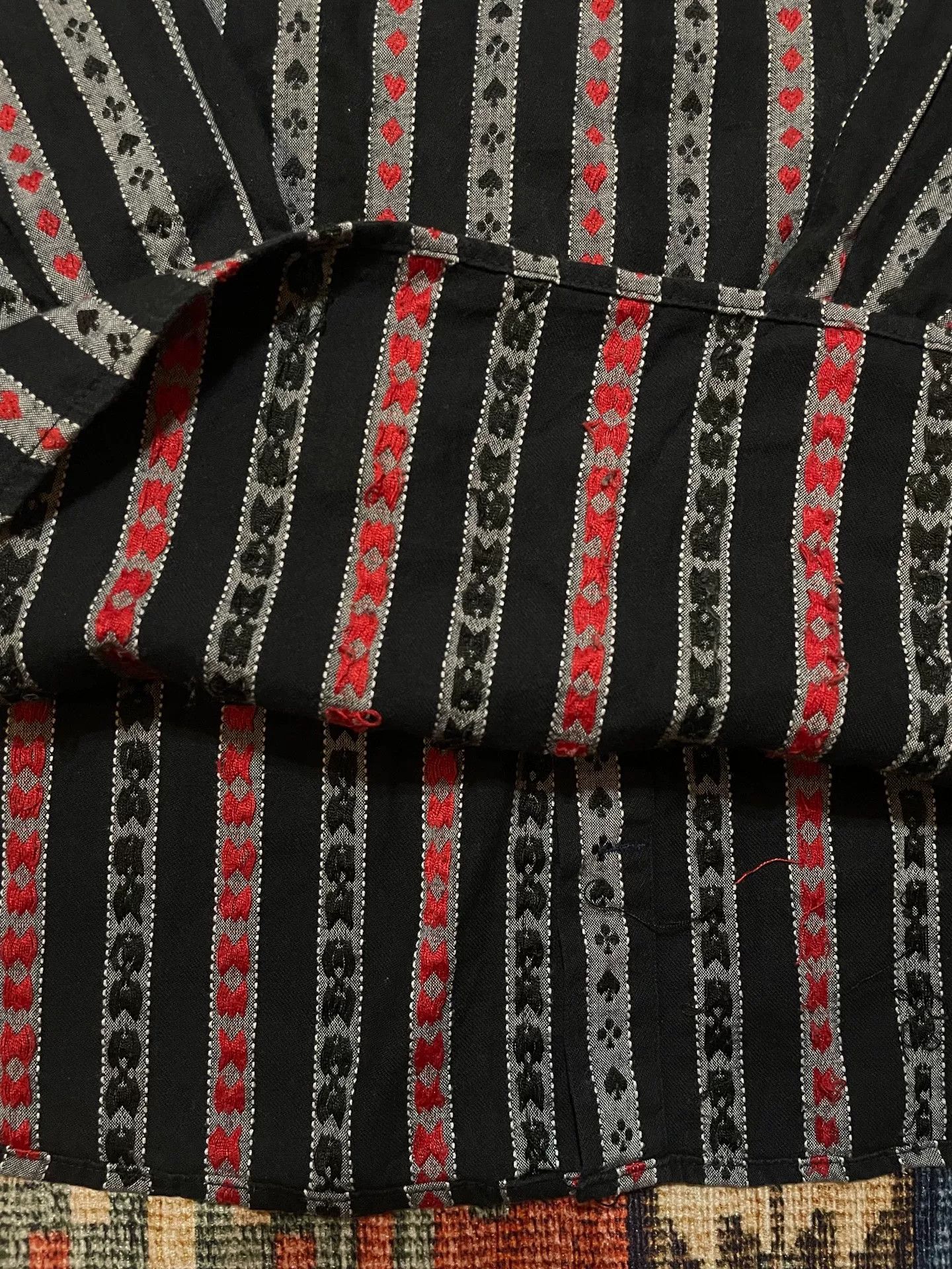 Sugar Cane Sugar Cane Embroidered Jacquard Gambler Shirt Size US M / EU 48-50 / 2 - 7 Thumbnail