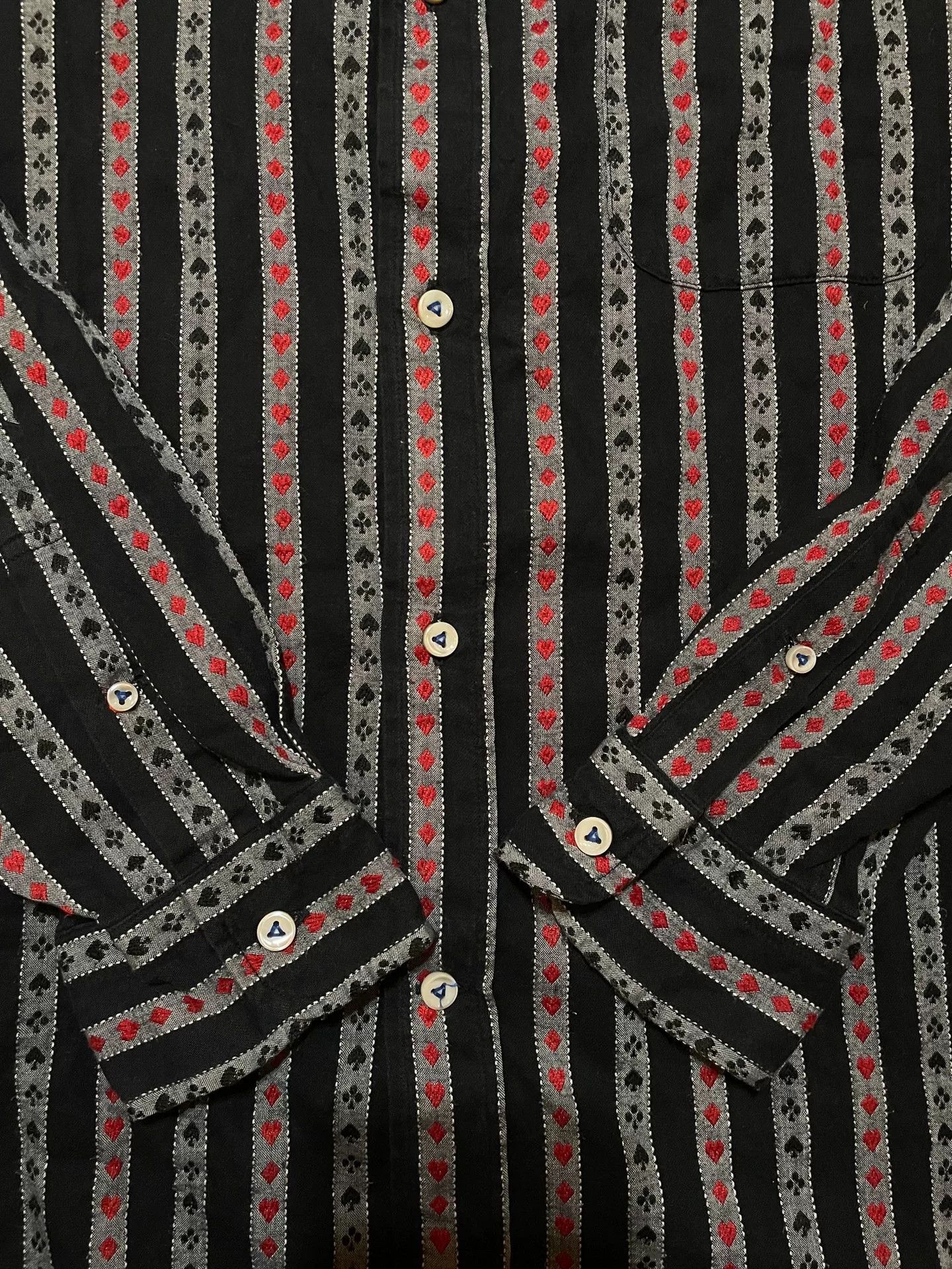 Sugar Cane Sugar Cane Embroidered Jacquard Gambler Shirt Size US M / EU 48-50 / 2 - 4 Thumbnail