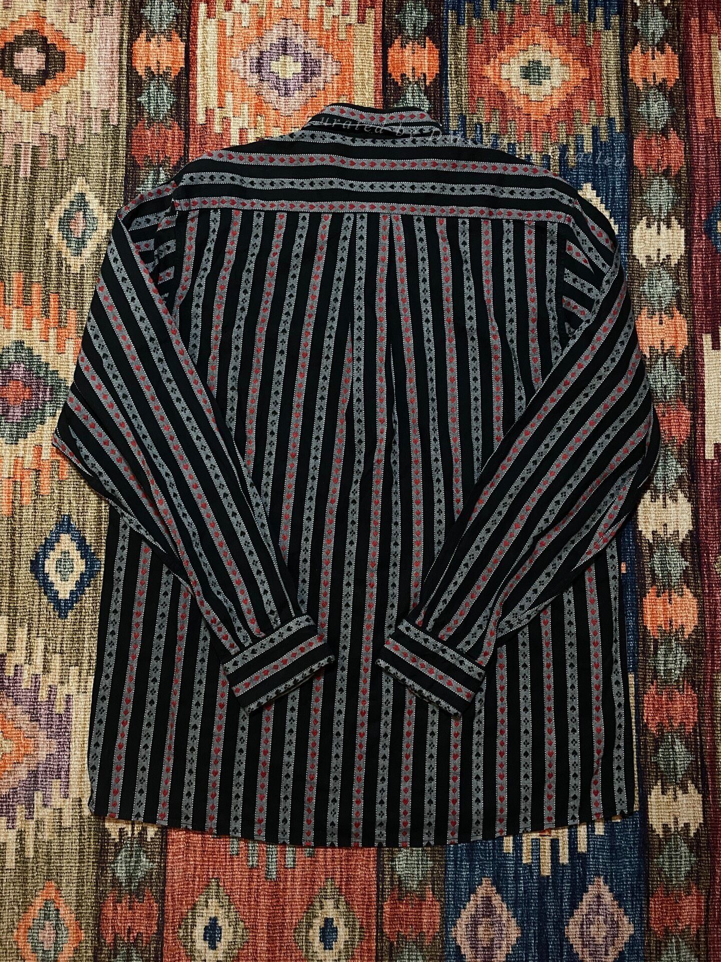Sugar Cane Sugar Cane Embroidered Jacquard Gambler Shirt Size US M / EU 48-50 / 2 - 2 Thumbnail