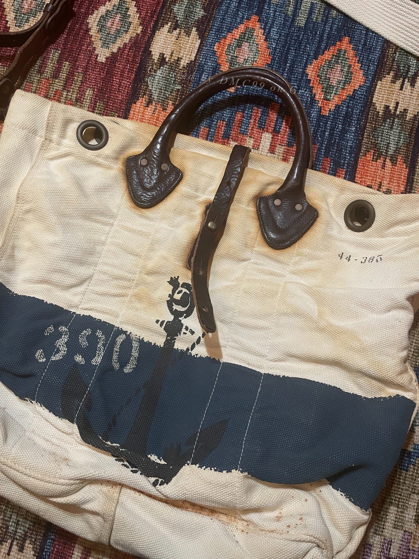 RRL Ralph Lauren RRL Vintage Anchor Canvas Tote Bag Size ONE SIZE - 3 Thumbnail