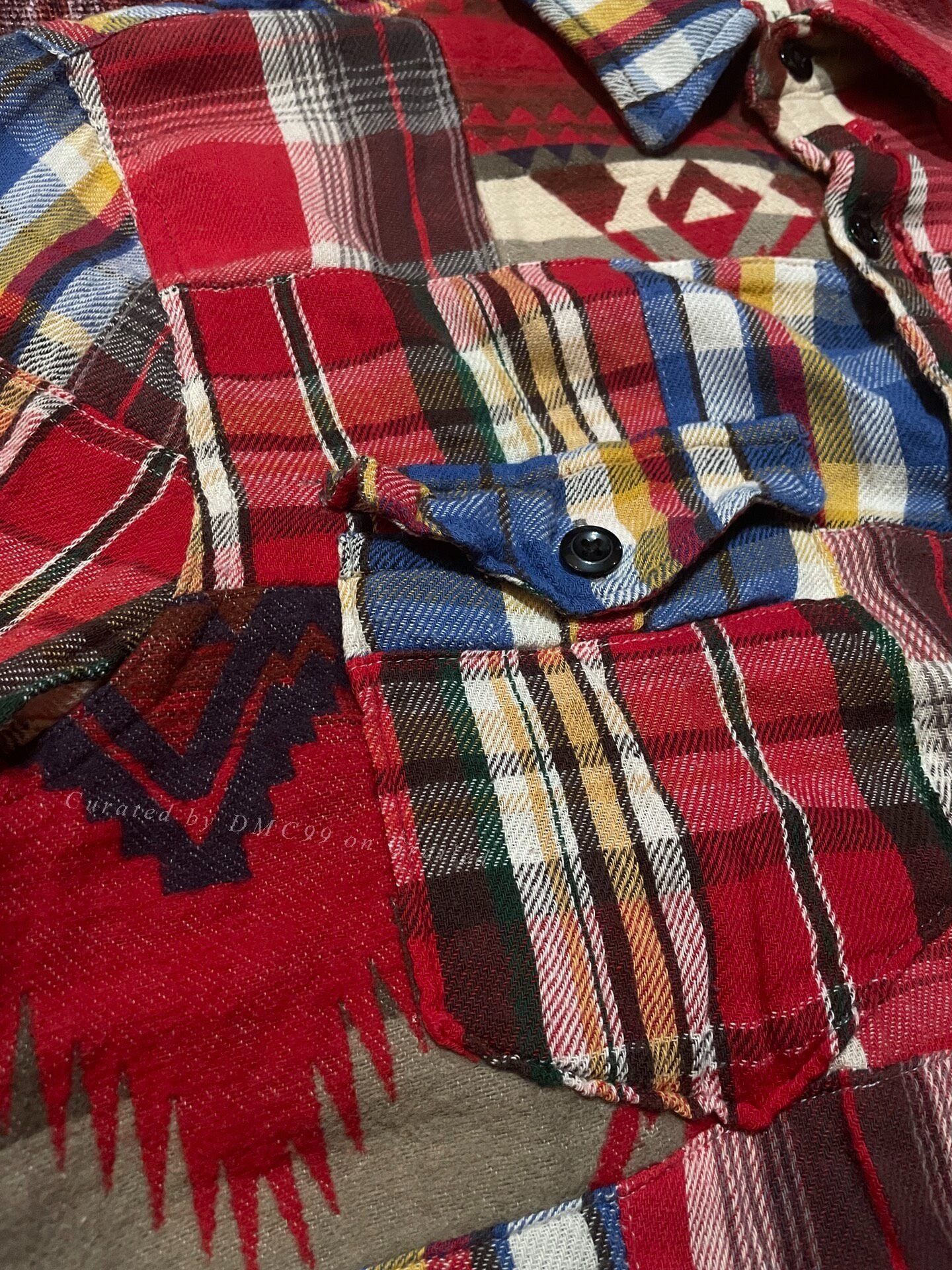 Denim & Supply Ralph Lauren Ralph Lauren Denim Supply Patchwork Shirt Size US M / EU 48-50 / 2 - 5 Thumbnail