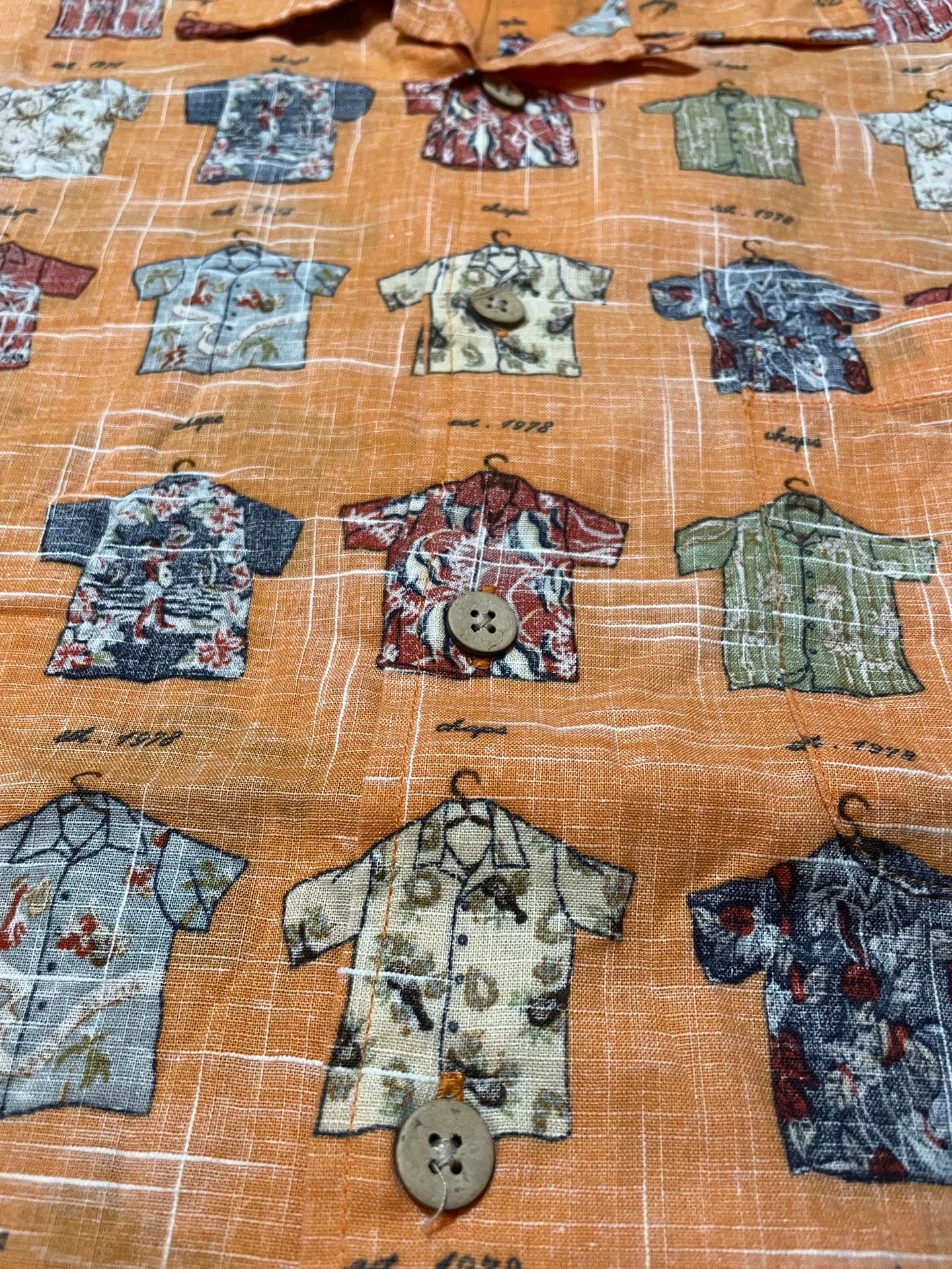 RRL Ralph Lauren Ralph Lauren Vintage Cotton Linen Hawaiian T-Shirt Size US M / EU 48-50 / 2 - 5 Thumbnail