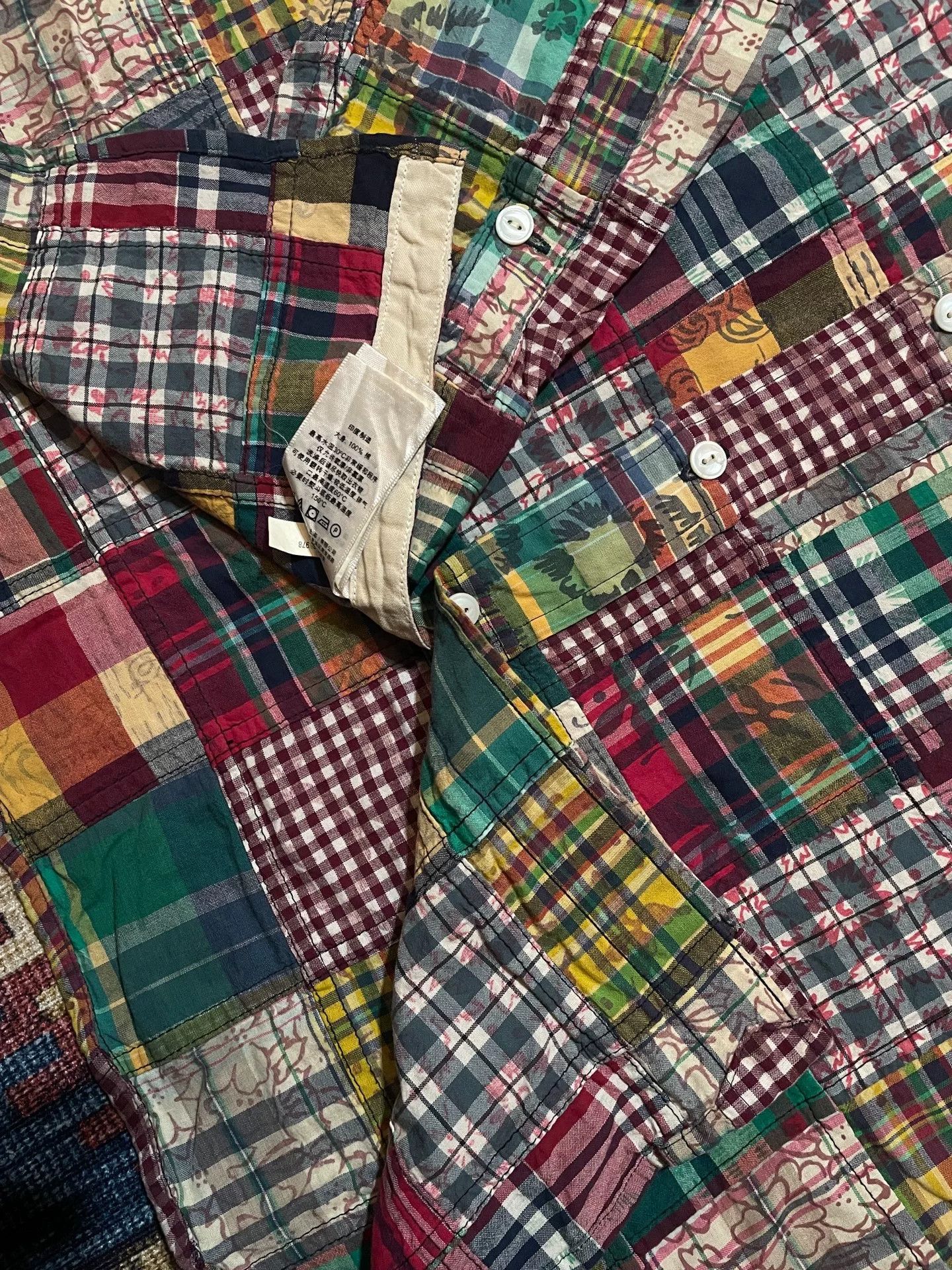 Ralph Lauren Ralph Lauren Vintage Patchwork Shirt Size US M / EU 48-50 / 2 - 6 Thumbnail