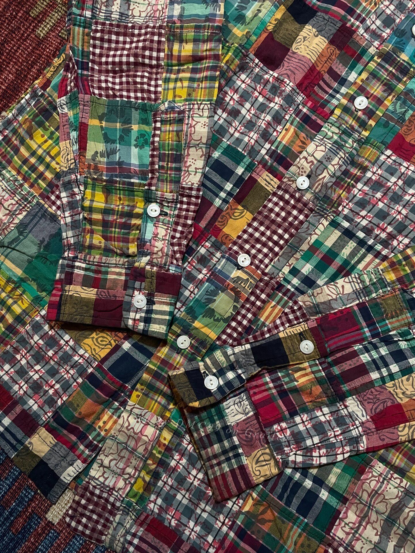 Ralph Lauren Ralph Lauren Vintage Patchwork Shirt Size US M / EU 48-50 / 2 - 5 Thumbnail
