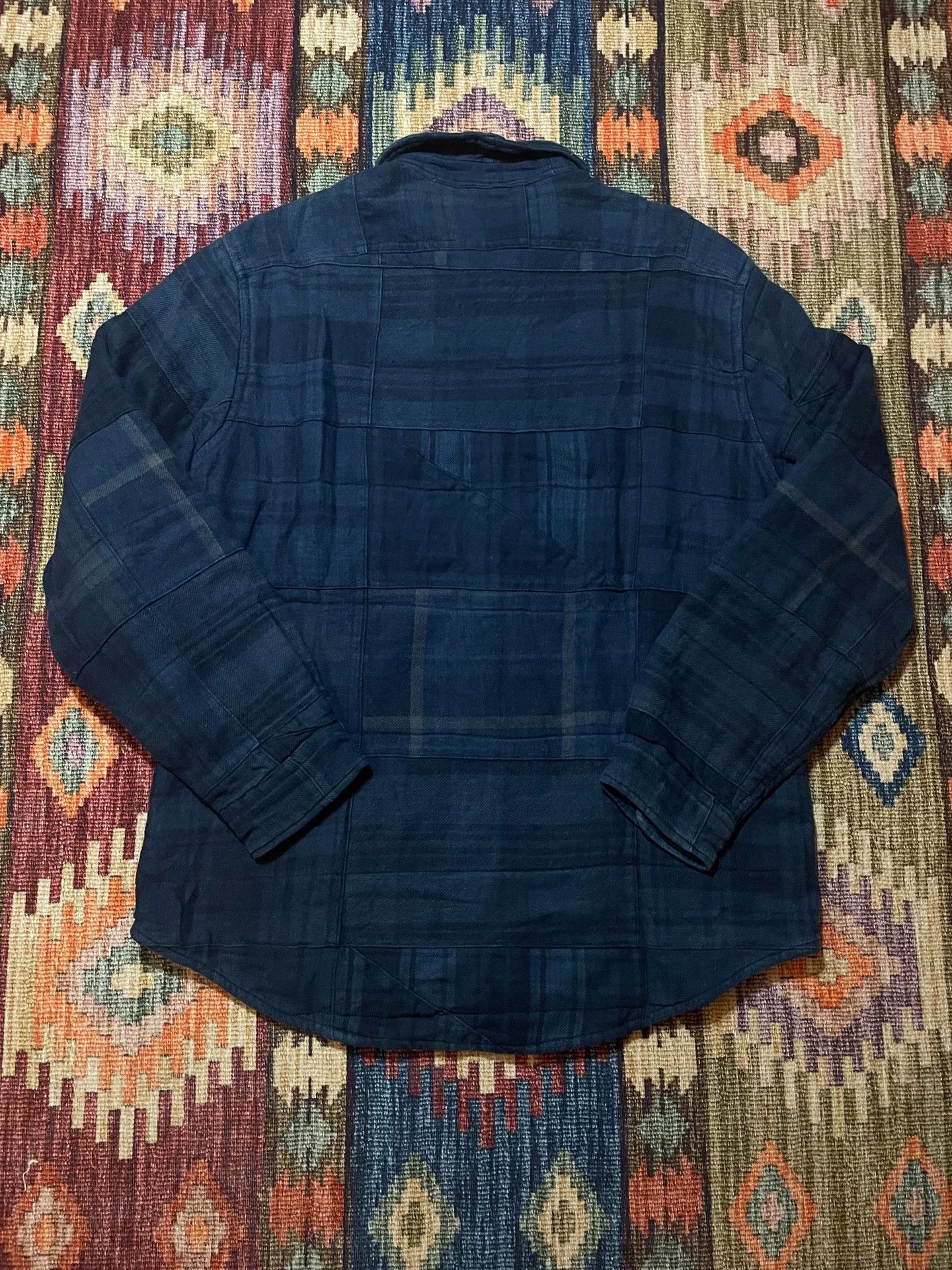 Ralph Lauren Ralph Lauren Indigo Patchwork Thick Coat Size US M / EU 48-50 / 2 - 2 Thumbnail