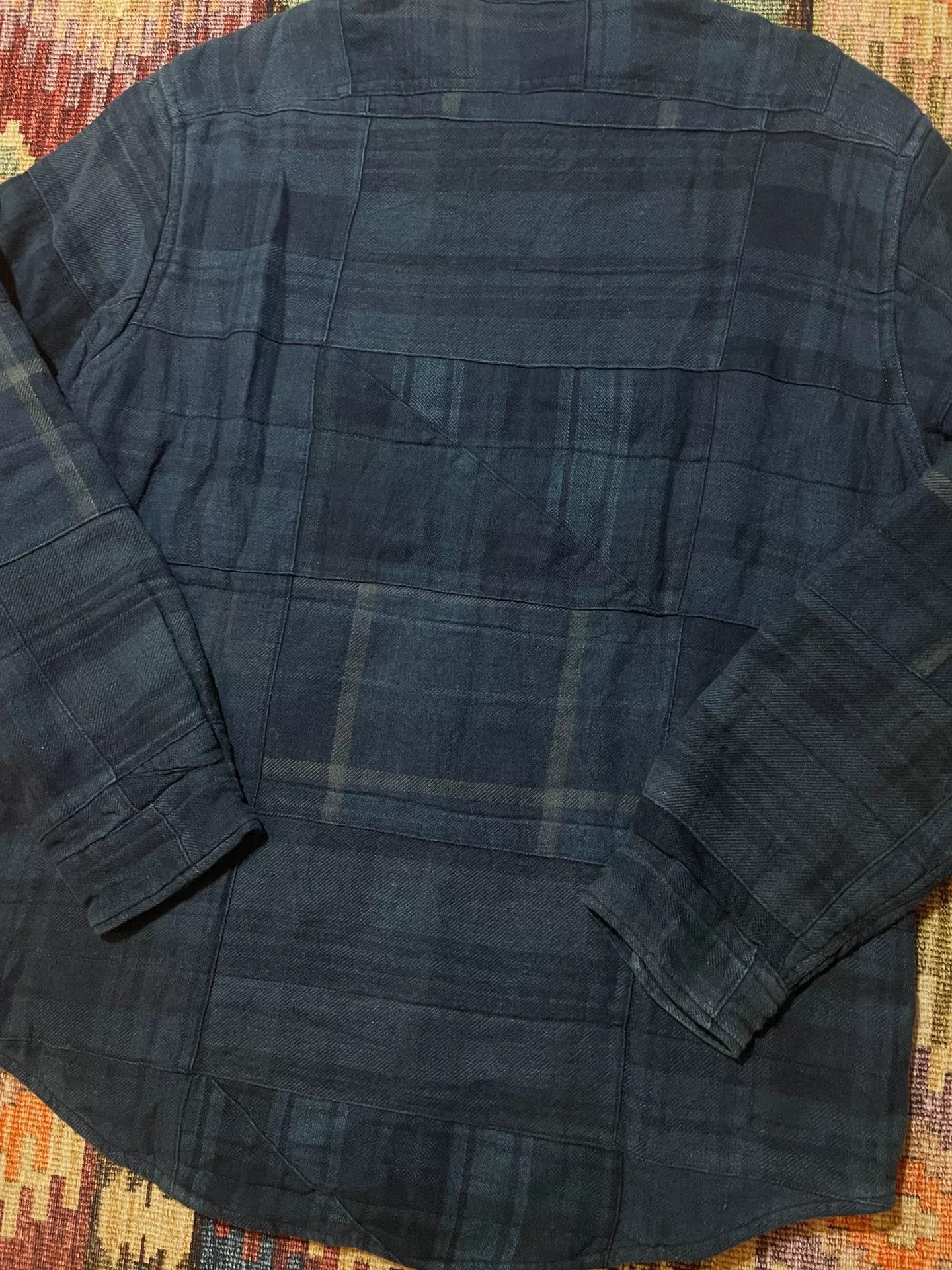 Ralph Lauren Ralph Lauren Indigo Patchwork Thick Coat Size US M / EU 48-50 / 2 - 7 Thumbnail