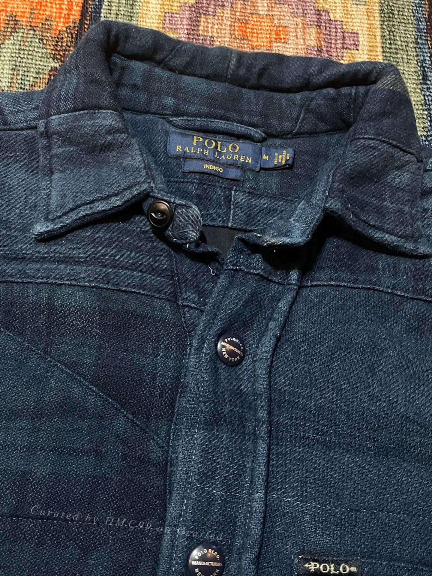 Ralph Lauren Ralph Lauren Indigo Patchwork Thick Coat Size US M / EU 48-50 / 2 - 3 Thumbnail