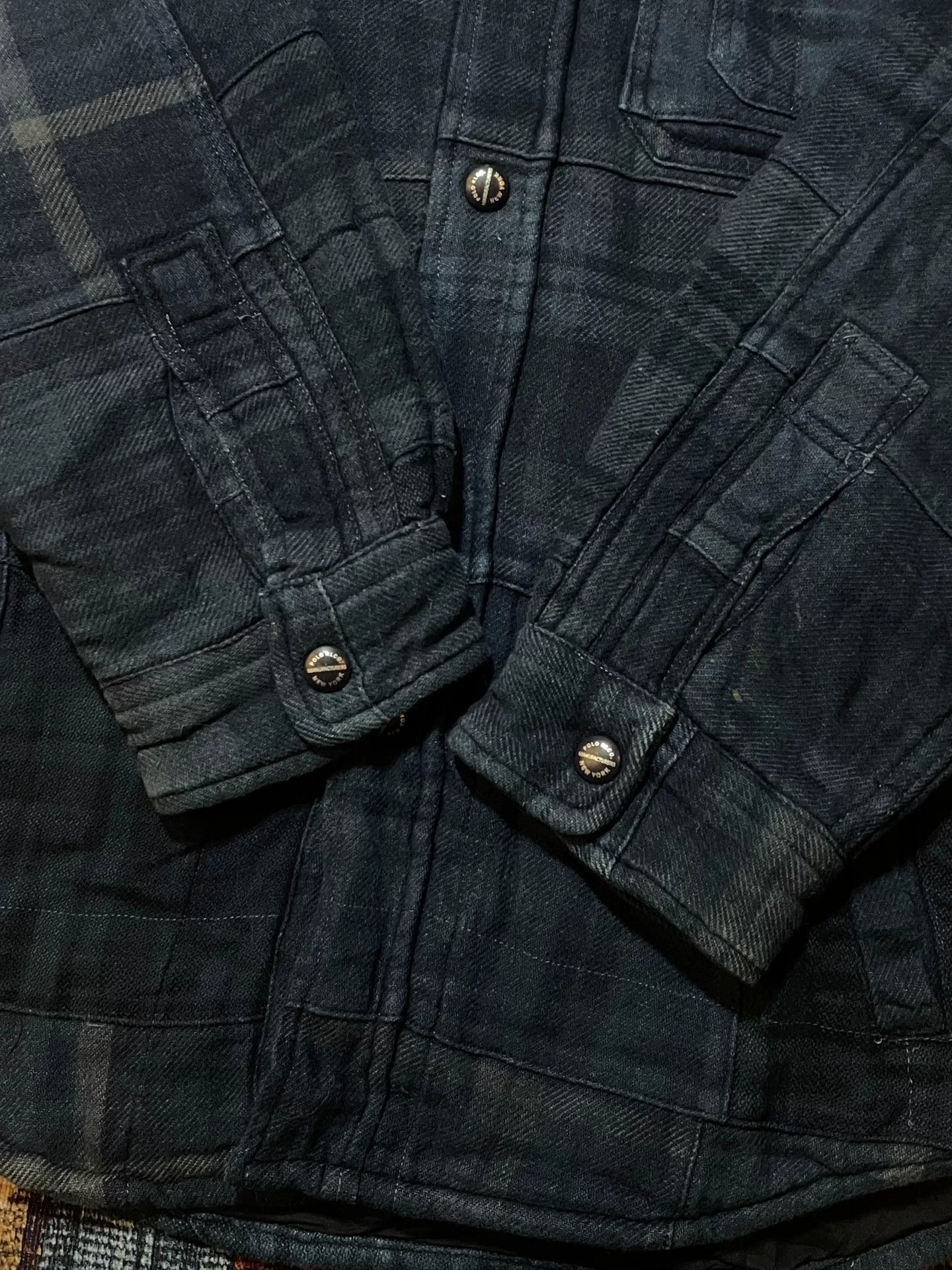 Ralph Lauren Ralph Lauren Indigo Patchwork Thick Coat Size US M / EU 48-50 / 2 - 5 Thumbnail
