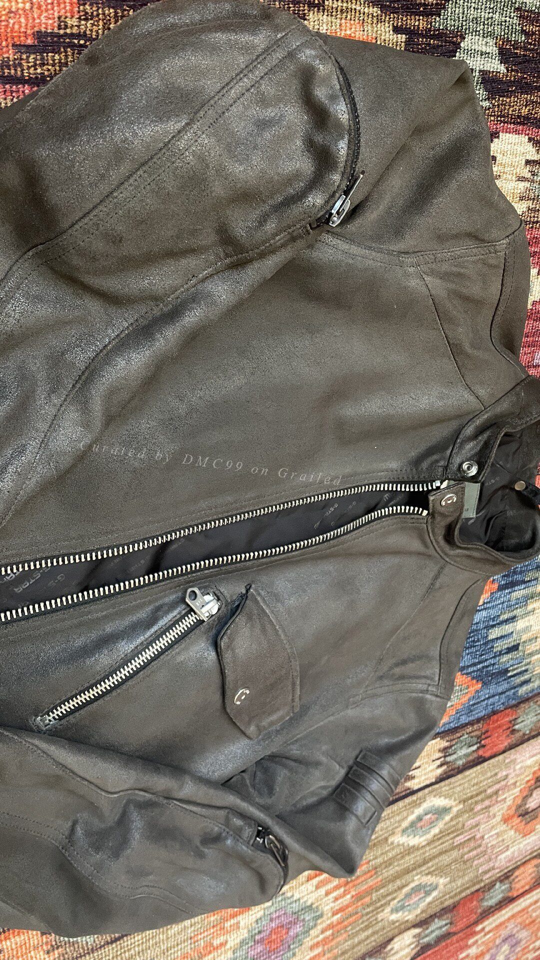 G-Star Gstar Raw Vintage Leather Jacket Size US M / EU 48-50 / 2 - 7 Thumbnail