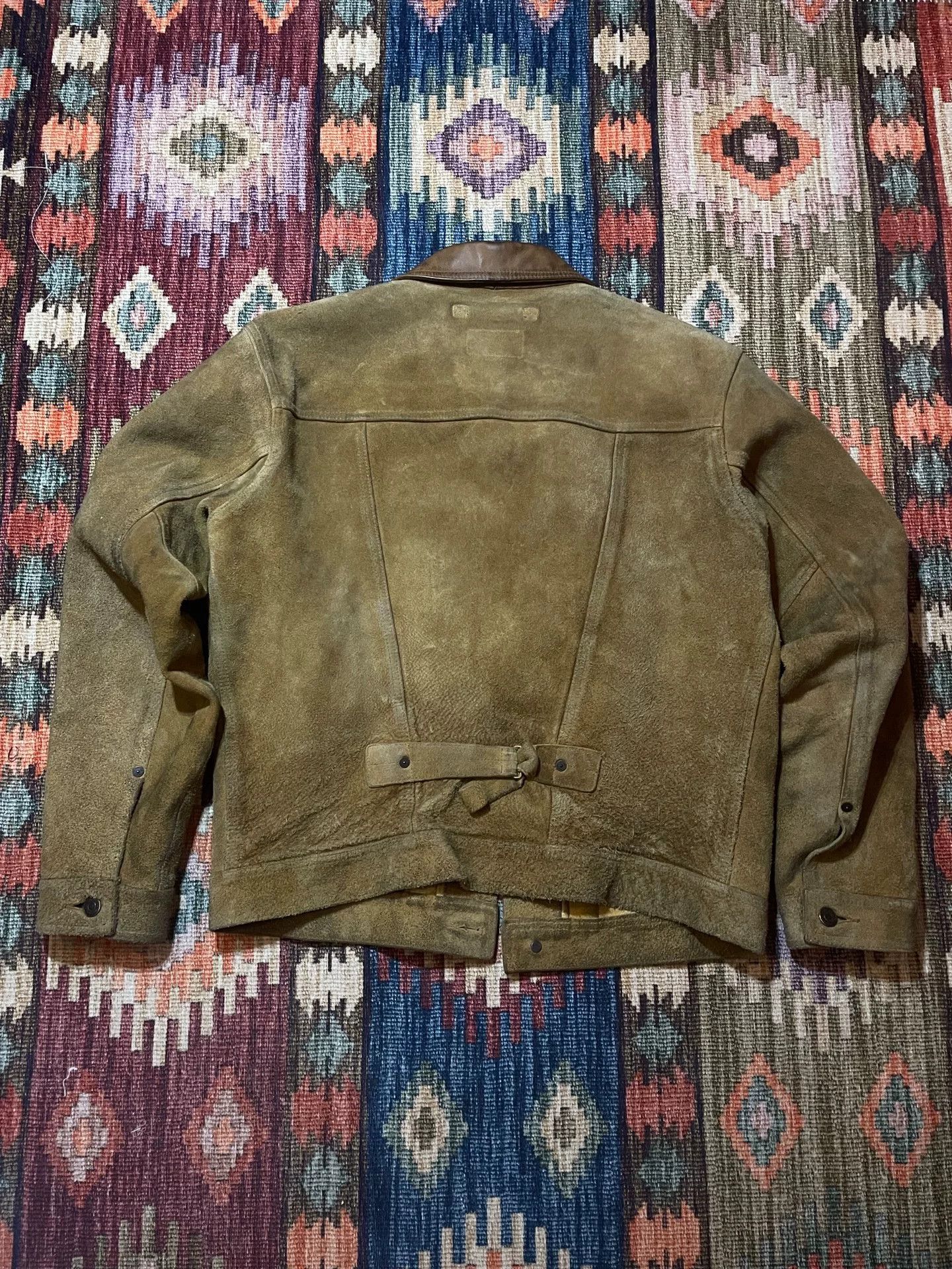 RRL Ralph Lauren RRL Vintage Suede 506 Jacket M Size US M / EU 48-50 / 2 - 2 Thumbnail
