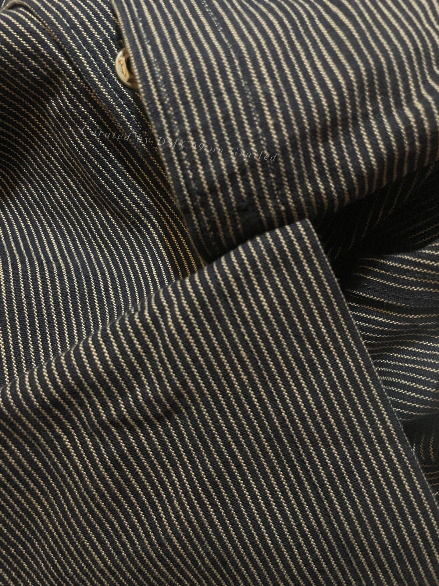 Tom Beckbe Storm Becker Japan Pepper Salt Stripe Work Shirt Size US M / EU 48-50 / 2 - 7 Thumbnail