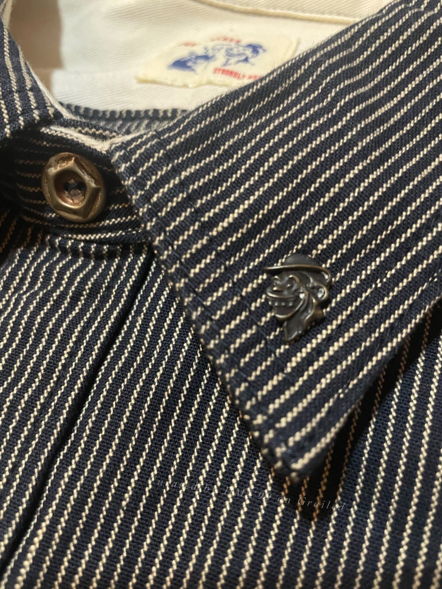 Tom Beckbe Storm Becker Japan Pepper Salt Stripe Work Shirt Size US M / EU 48-50 / 2 - 4 Thumbnail