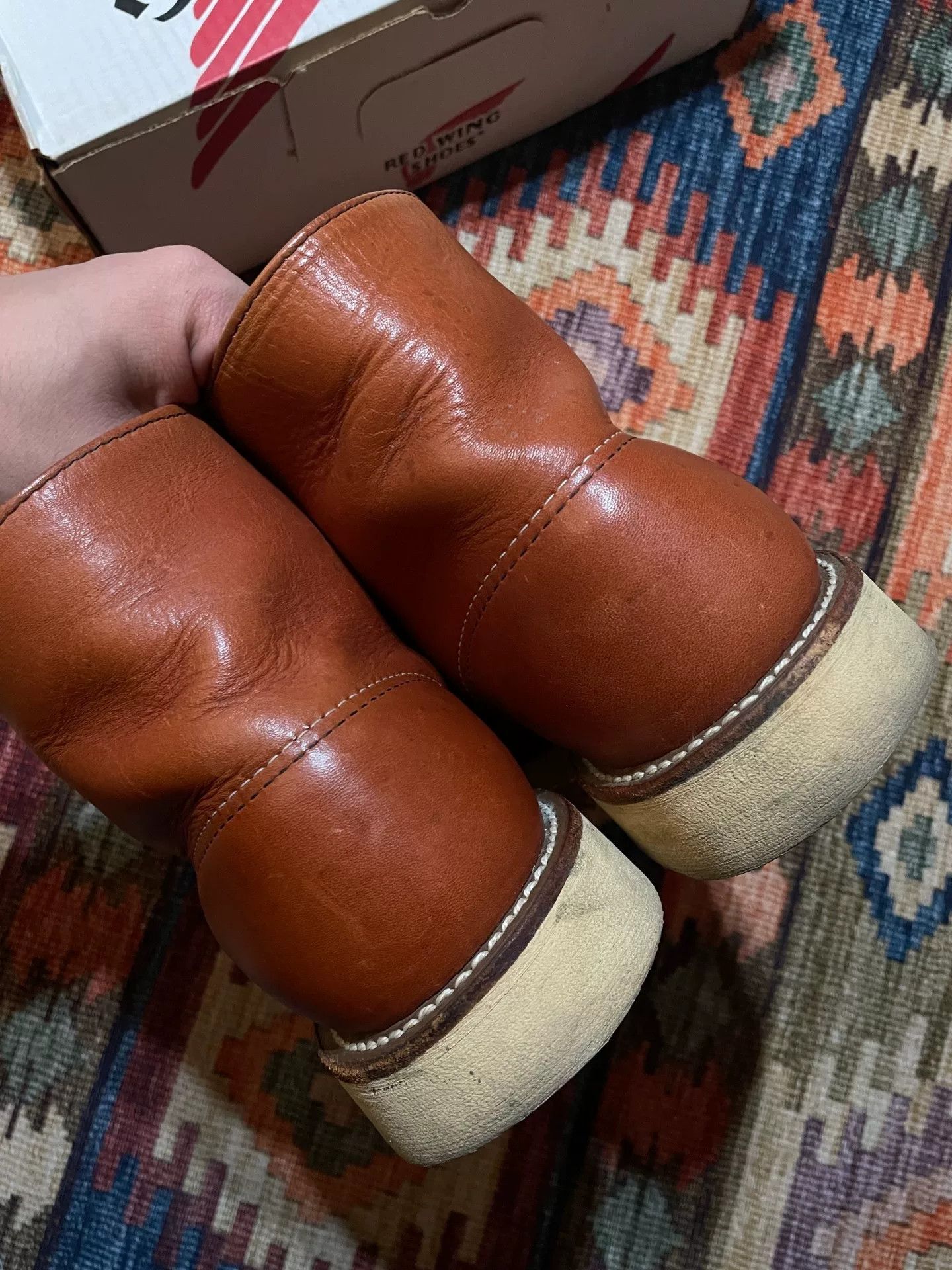Red Wing Redwing 8166 Leather Boots Size US 8.5 / EU 41-42 - 8 Thumbnail