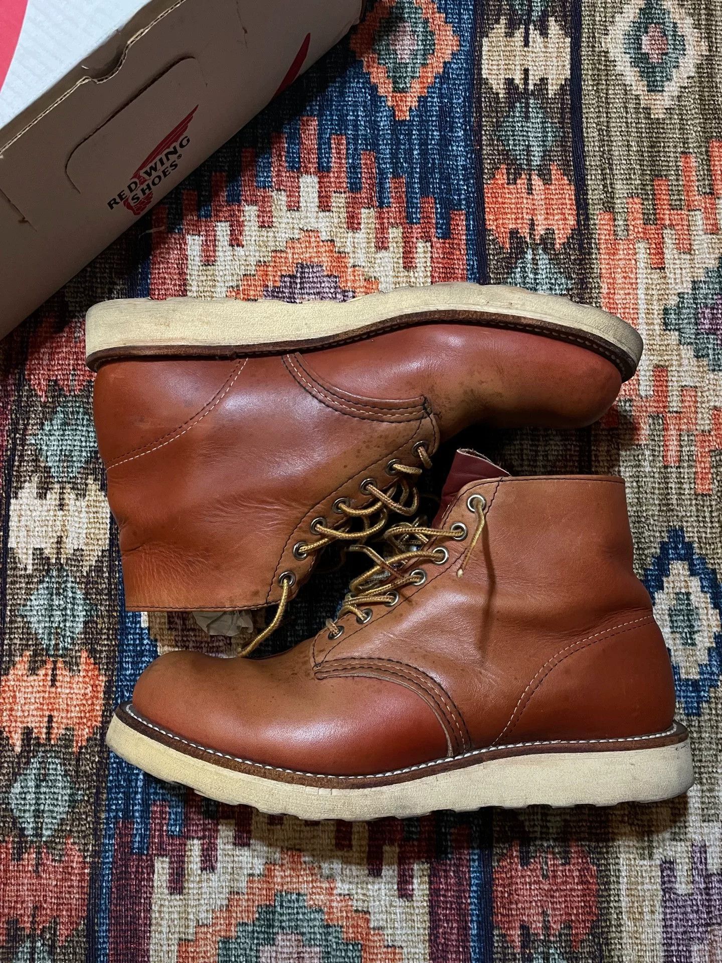 Red Wing Redwing 8166 Leather Boots Size US 8.5 / EU 41-42 - 2 Thumbnail