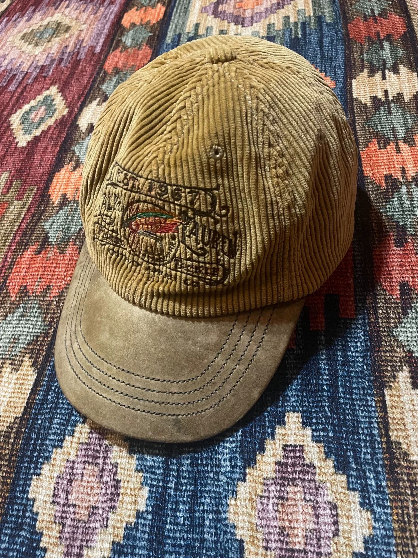 Polo Ralph Lauren RALPH LAUREN Vintage Corduroy Fishing Cap Size ONE SIZE - 2 Thumbnail