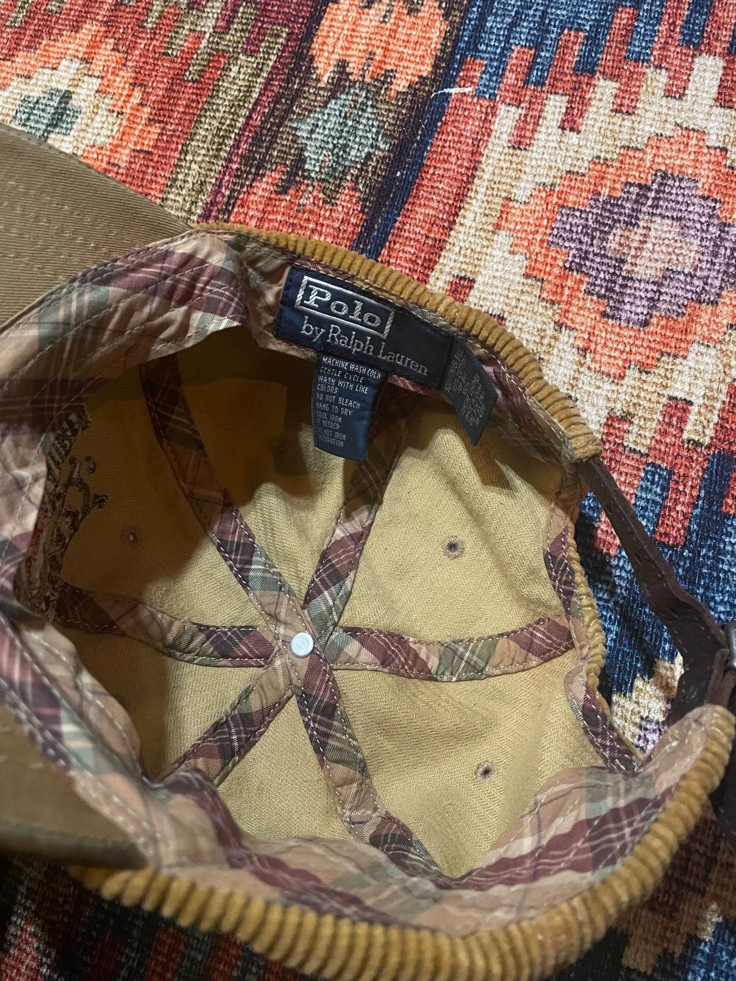 Polo Ralph Lauren RALPH LAUREN Vintage Corduroy Fishing Cap Size ONE SIZE - 5 Thumbnail