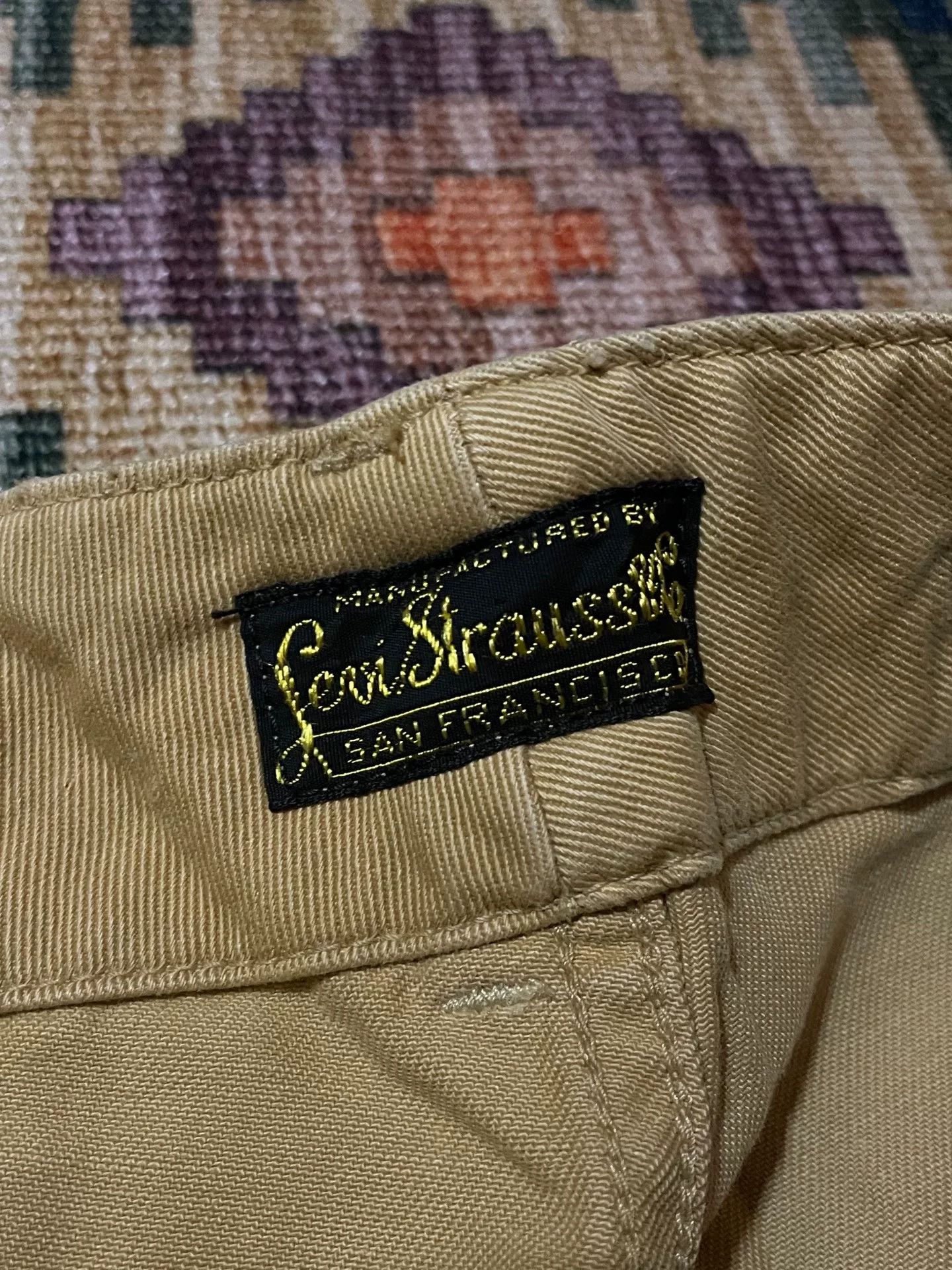 LVC LVC Levi's Khaki Splatter Cargo Pants Size US 32 / EU 48 - 7 Thumbnail