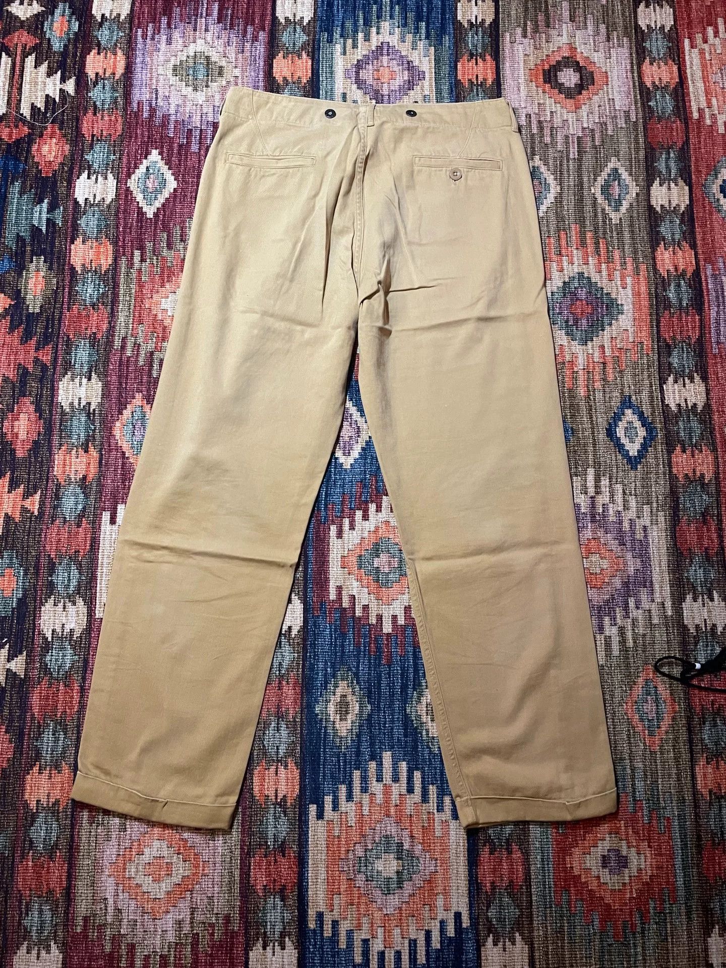 LVC LVC Levi's Khaki Splatter Cargo Pants Size US 32 / EU 48 - 2 Thumbnail