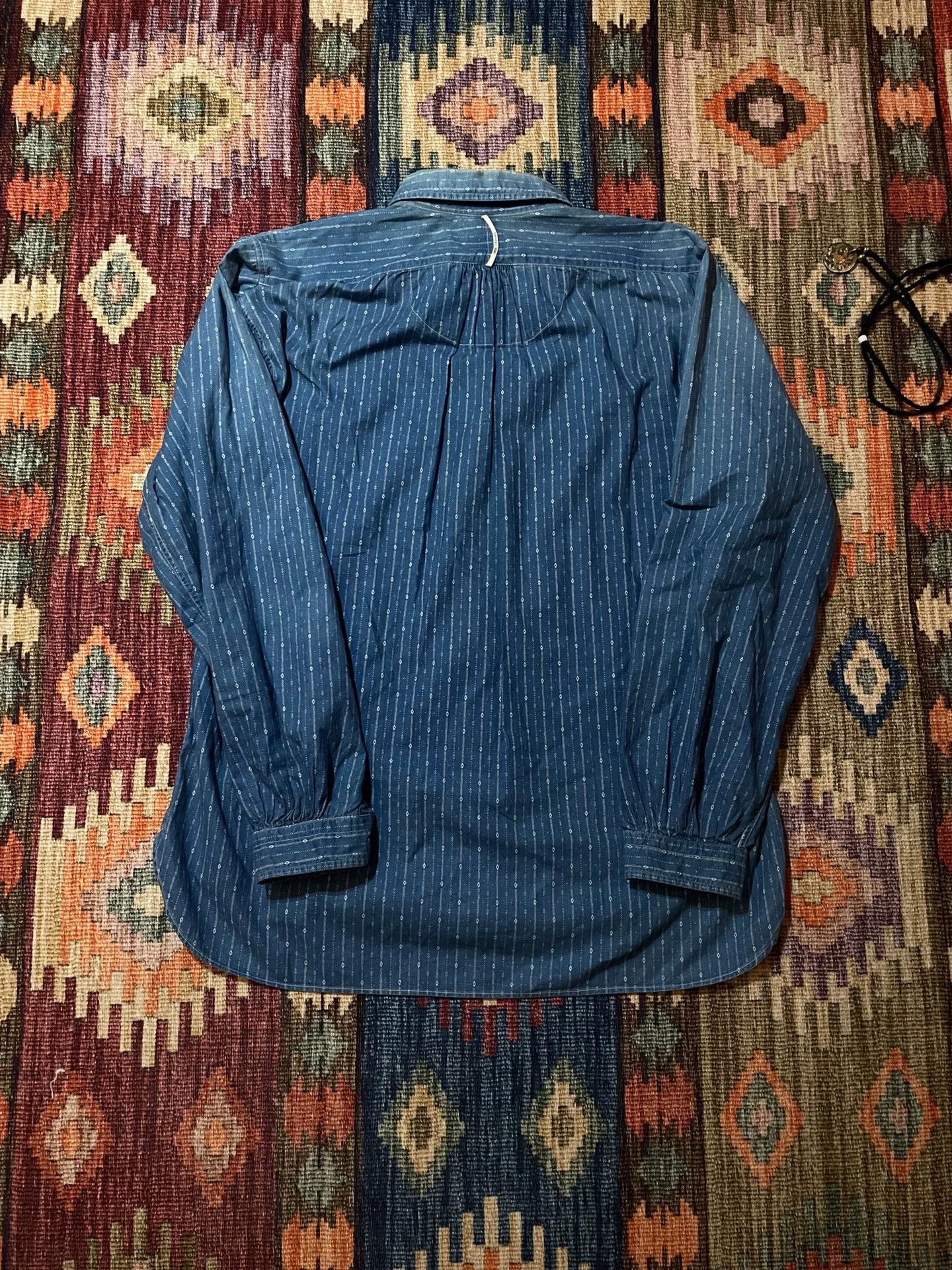 Mister Freedom Mister Freedom Indigo Dyed Shirt Size 41 Size US M / EU 48-50 / 2 - 2 Thumbnail