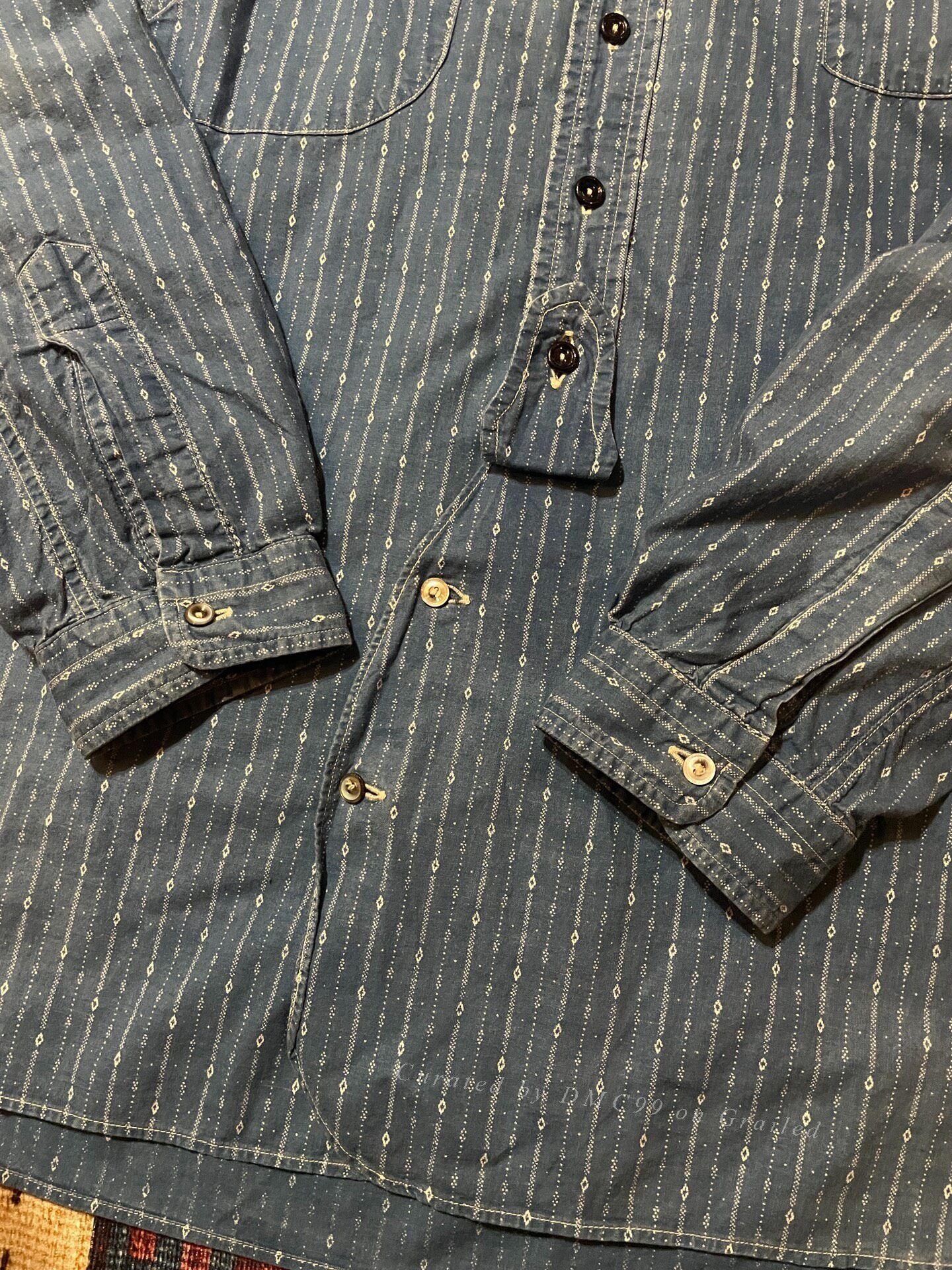Mister Freedom Mister Freedom Indigo Dyed Shirt Size 41 Size US M / EU 48-50 / 2 - 7 Thumbnail