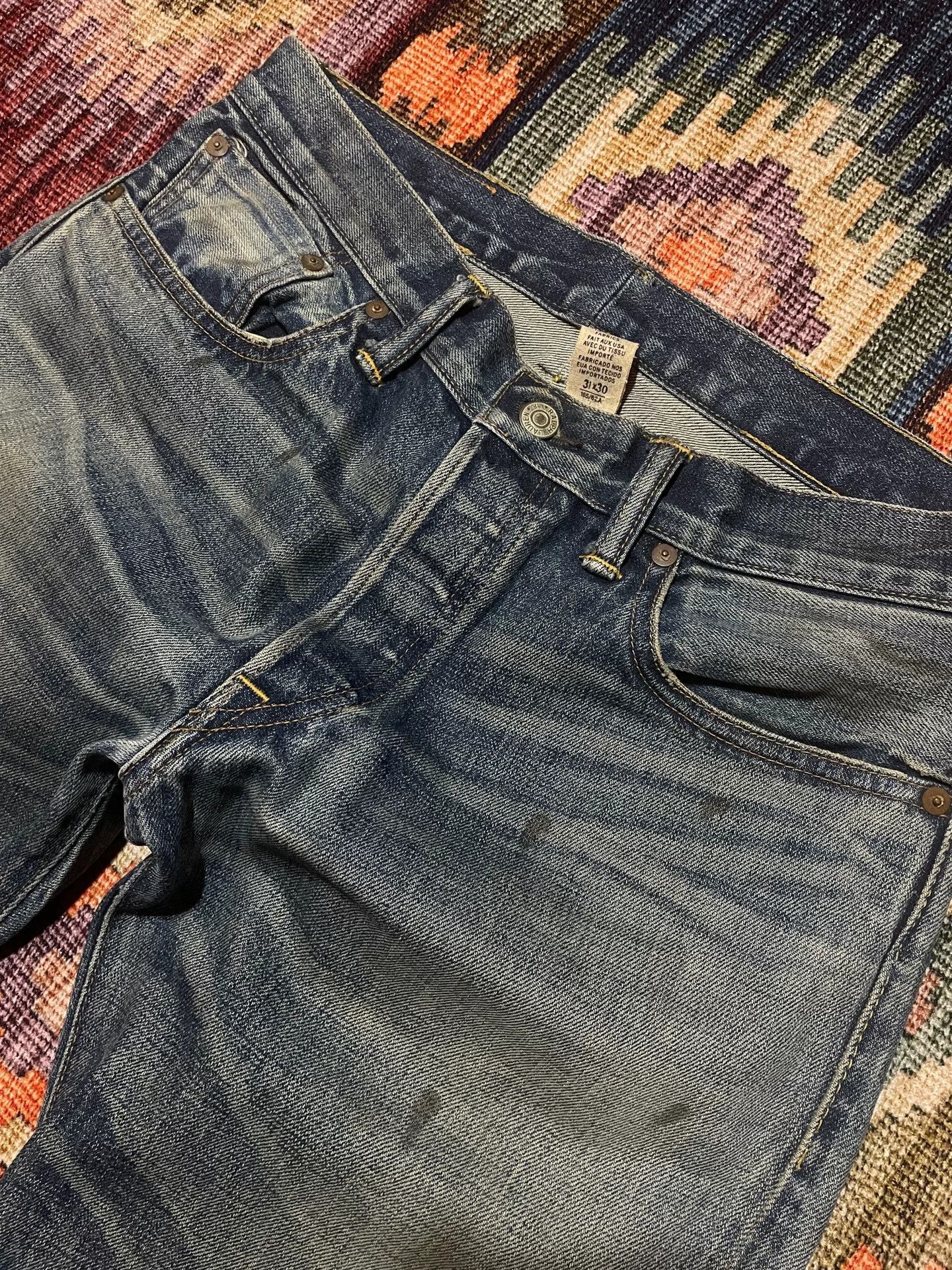 RRL Ralph Lauren RRL Vintage Washed Distressed Jeans Size US 32 / EU 48 - 4 Thumbnail
