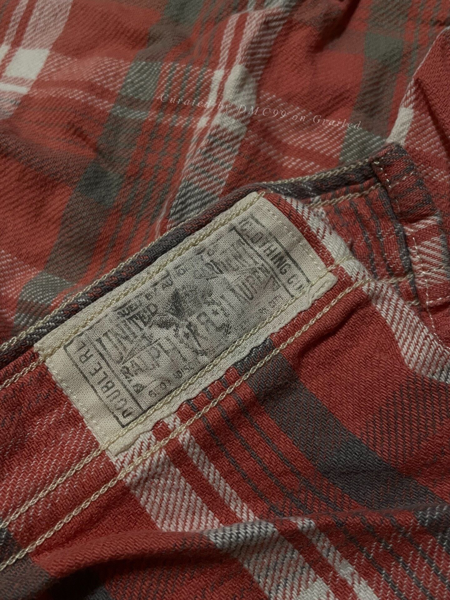RRL Ralph Lauren RRL Vintage Pink Striped Work Shirt M Size US M / EU 48-50 / 2 - 7 Thumbnail