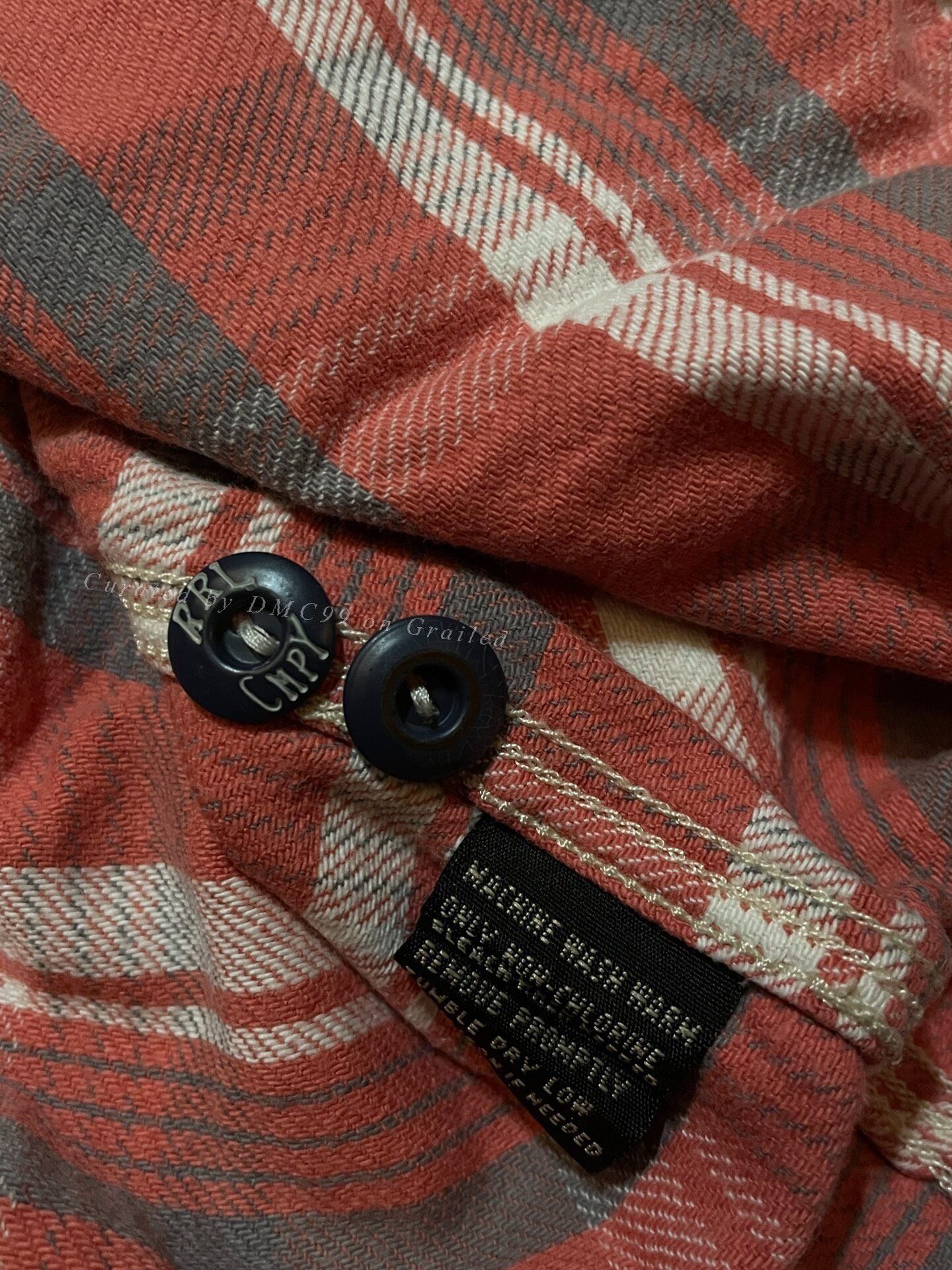 RRL Ralph Lauren RRL Vintage Pink Striped Work Shirt M Size US M / EU 48-50 / 2 - 8 Thumbnail