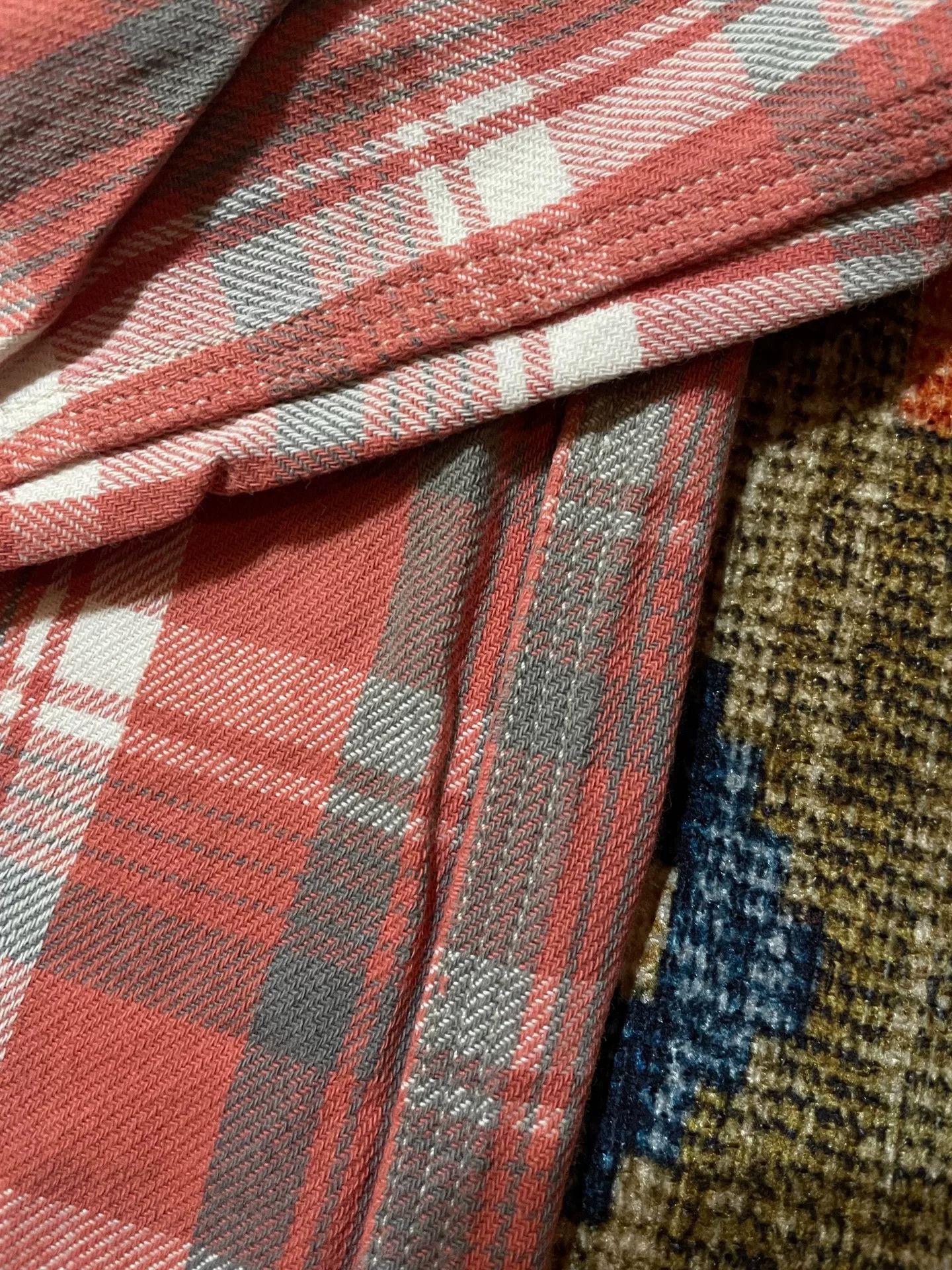 RRL Ralph Lauren RRL Vintage Pink Striped Work Shirt M Size US M / EU 48-50 / 2 - 6 Thumbnail