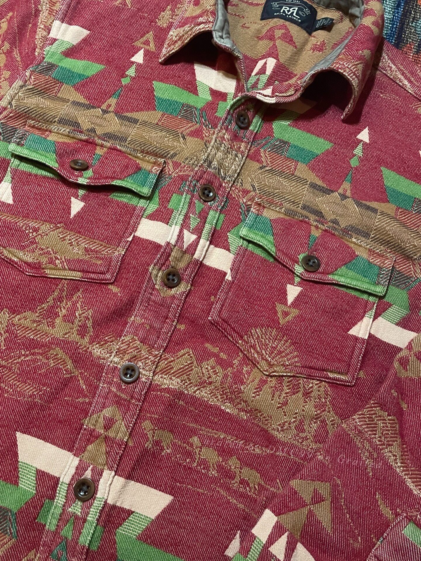 RRL Ralph Lauren RRL Vintage Southwest Blanket Shirt Size US S / EU 44-46 / 1 - 4 Thumbnail