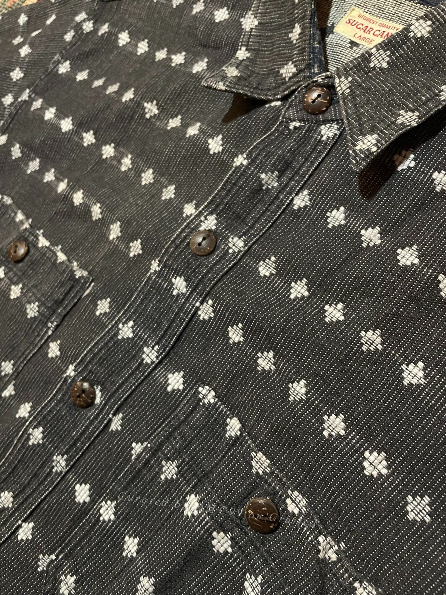 Sugar Cane Sugar Cane Navajo Pattern Woven Short Shirt Size US L / EU 52-54 / 3 - 4 Thumbnail