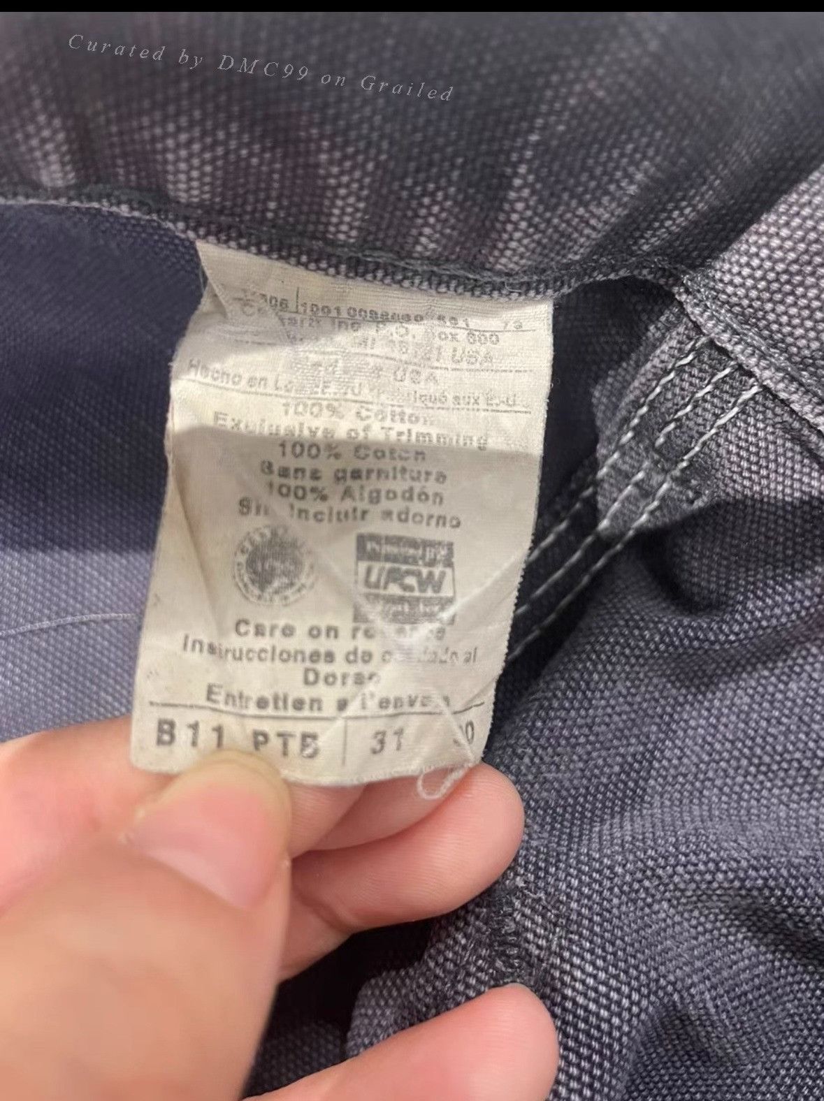Vintage Vintage Carhartt B11 W31L30 Size US 31 - 6 Thumbnail