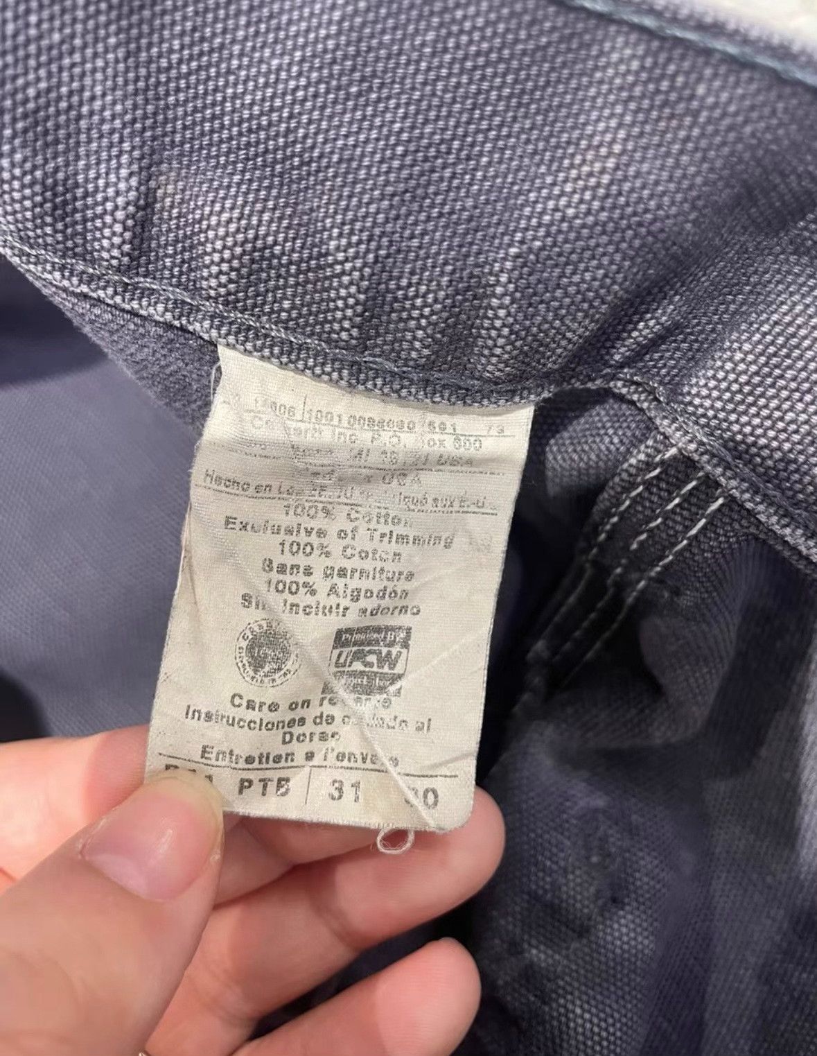 Vintage Vintage Carhartt B11 W31L30 Size US 31 - 5 Thumbnail