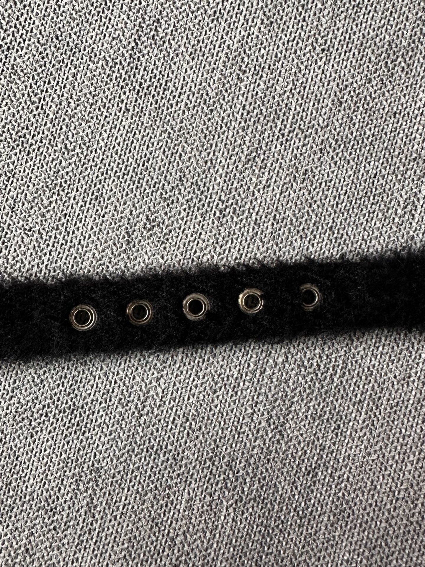 Our Legacy Our Legacy Black Mohair Belt Size ONE SIZE - 3 Thumbnail
