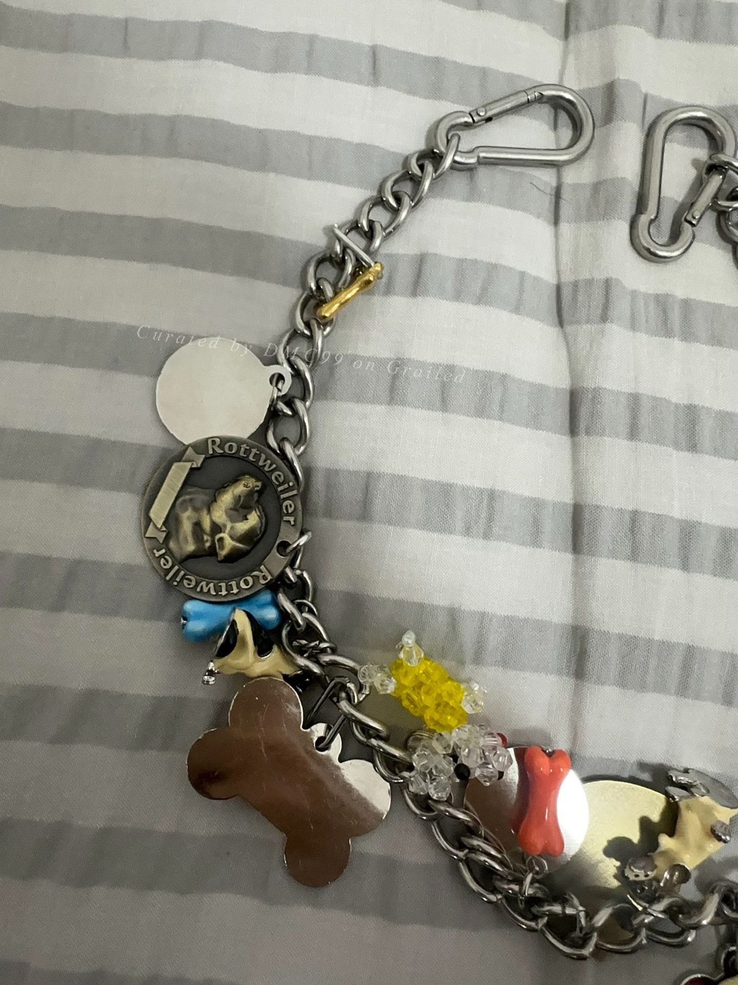 Vintage ESOTERIC PENULTIMATE Dog Memory Fragment Necklace Size ONE SIZE - 2 Thumbnail