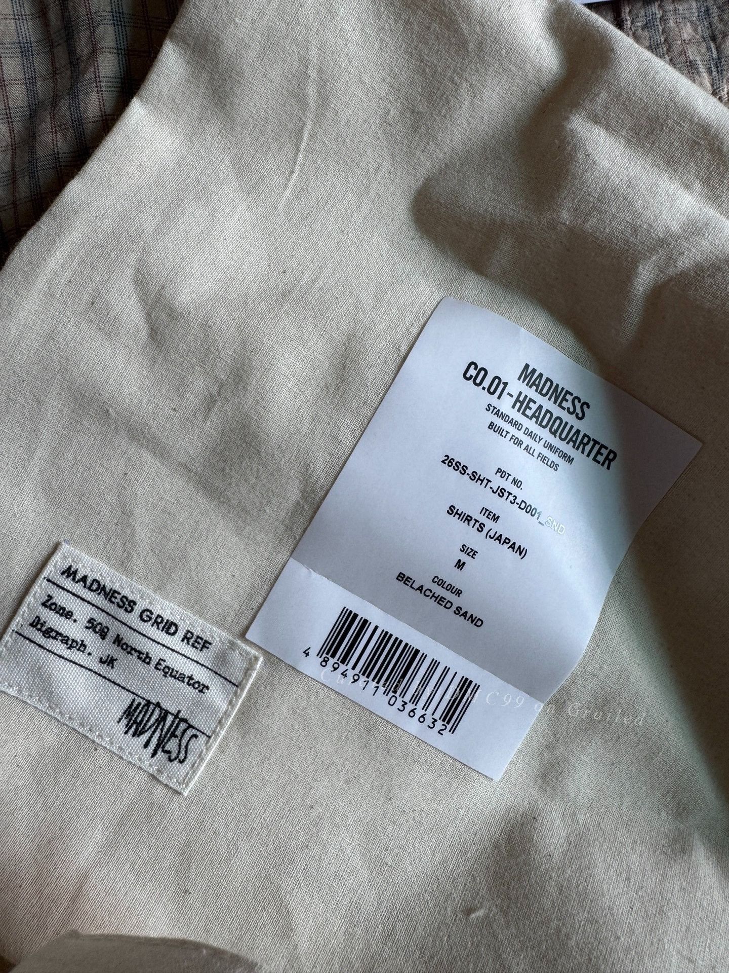 Madness MADNESS 26SS Mini Check BD Shirt Size US M / EU 48-50 / 2 - 4 Thumbnail