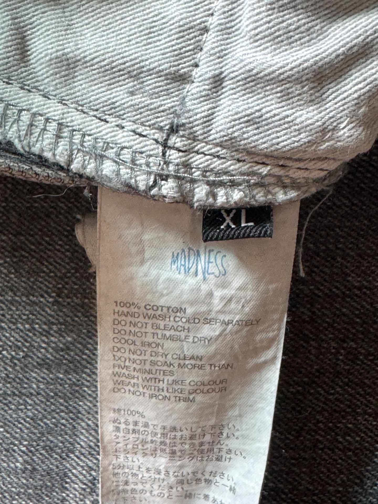 Madness MADNESS 23AW Distressed Denim Pants Size US 36 / EU 52 - 8 Thumbnail
