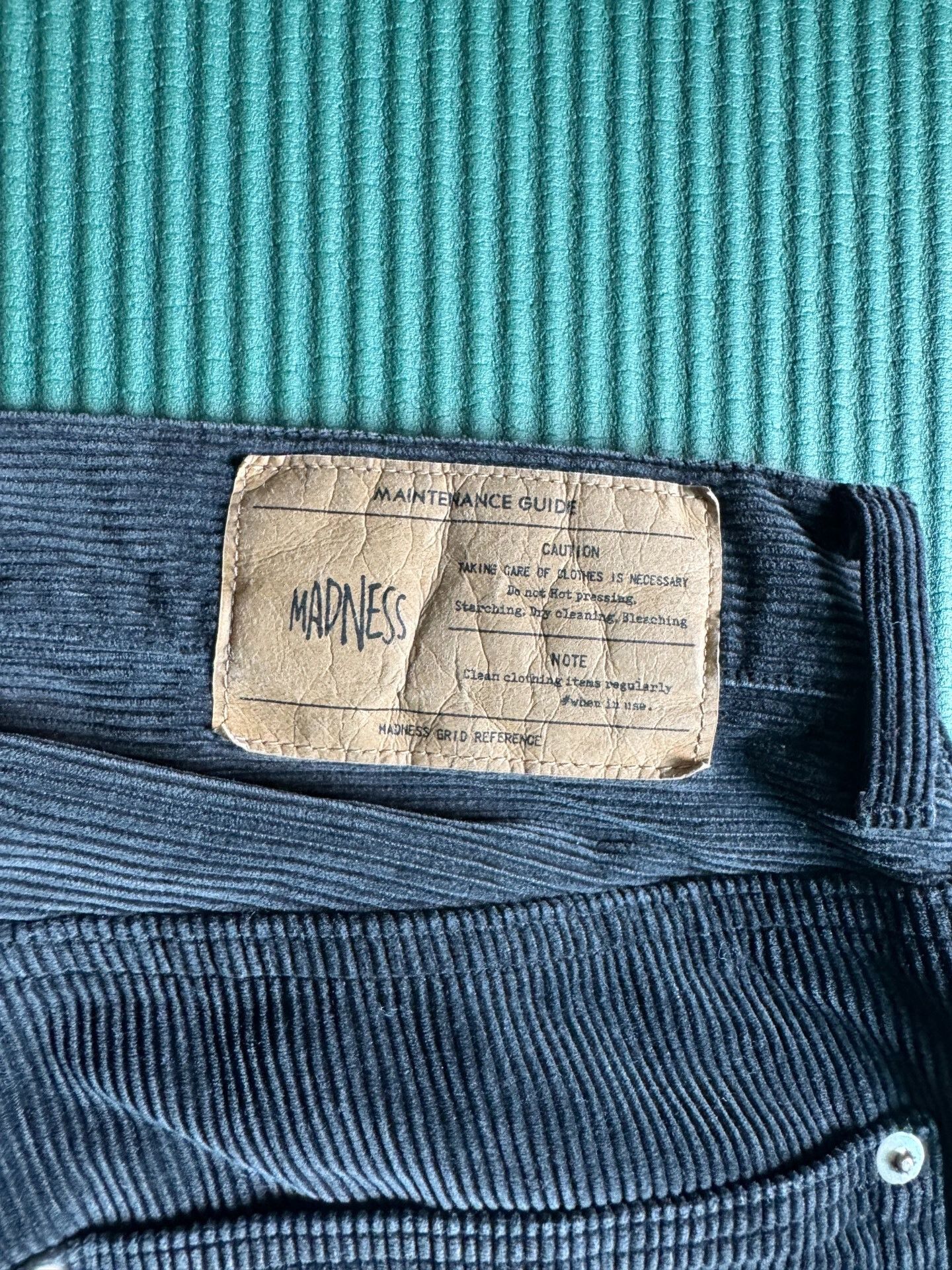 Madness MADNESS 25AW 10W-CORD WIDE PANTS Size US 26 / EU 42 - 5 Thumbnail