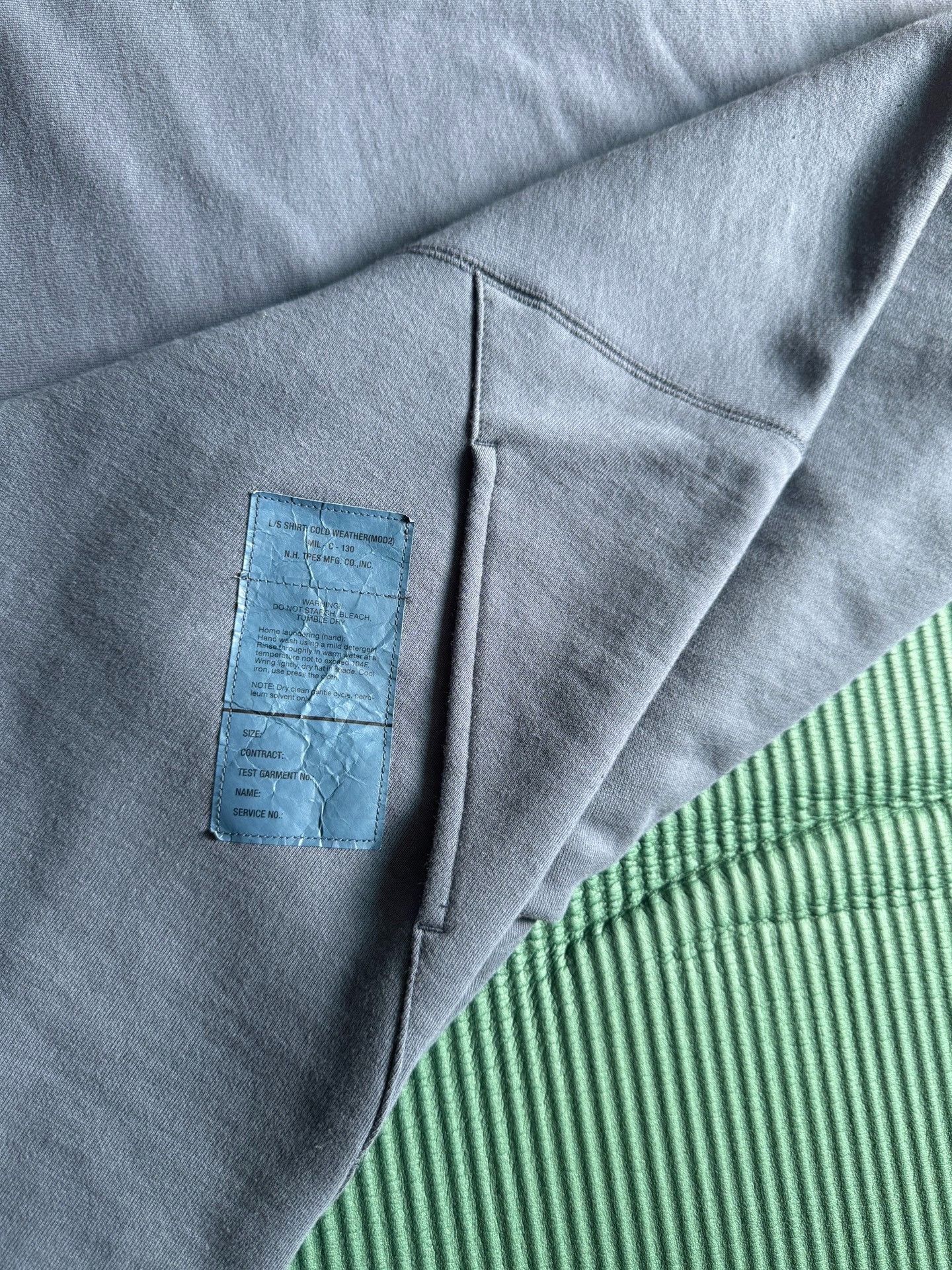 N.Hoolywood N.HOOLYWOOD 24AW Military Line Fleece Sweatshirt Size US M / EU 48-50 / 2 - 7 Thumbnail