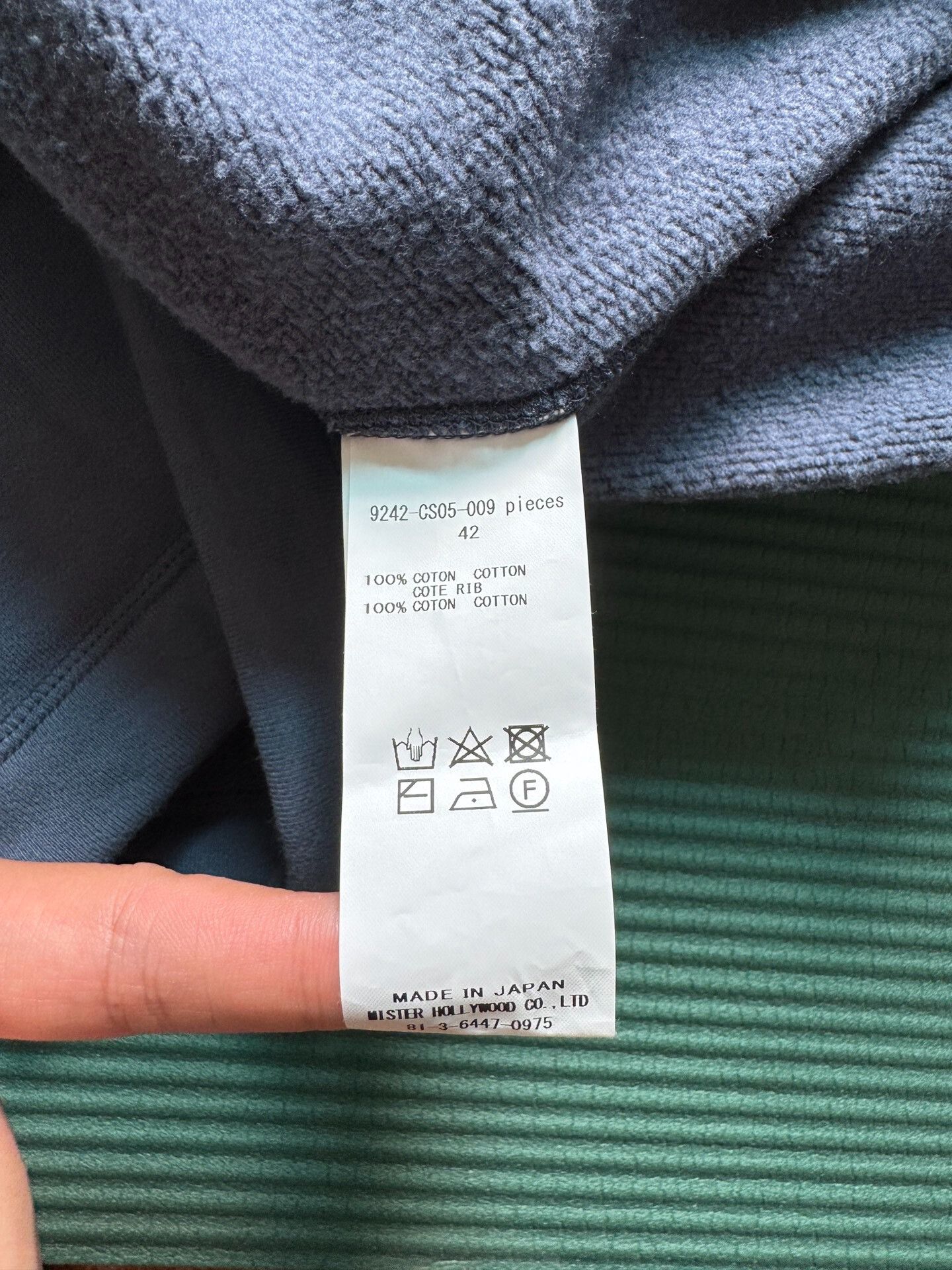 N.Hoolywood N.HOOLYWOOD 24AW Military Line Fleece Sweatshirt Size US M / EU 48-50 / 2 - 9 Thumbnail