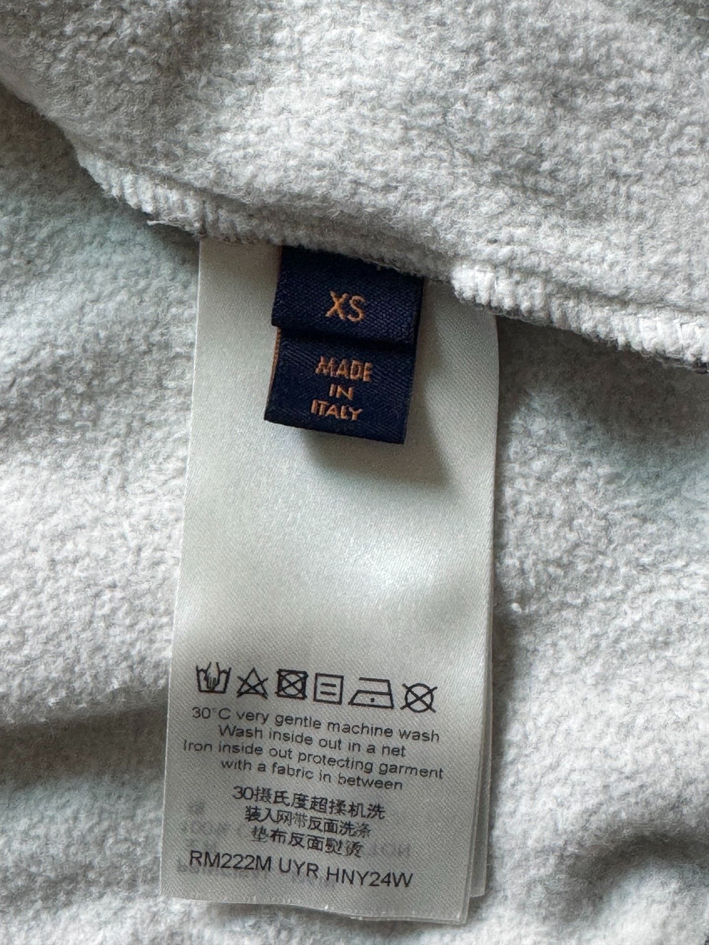Louis Vuitton Louis Vuitton Gray Graffiti Logo Hooded Jacket Size US XS / EU 42 / 0 - 8 Thumbnail