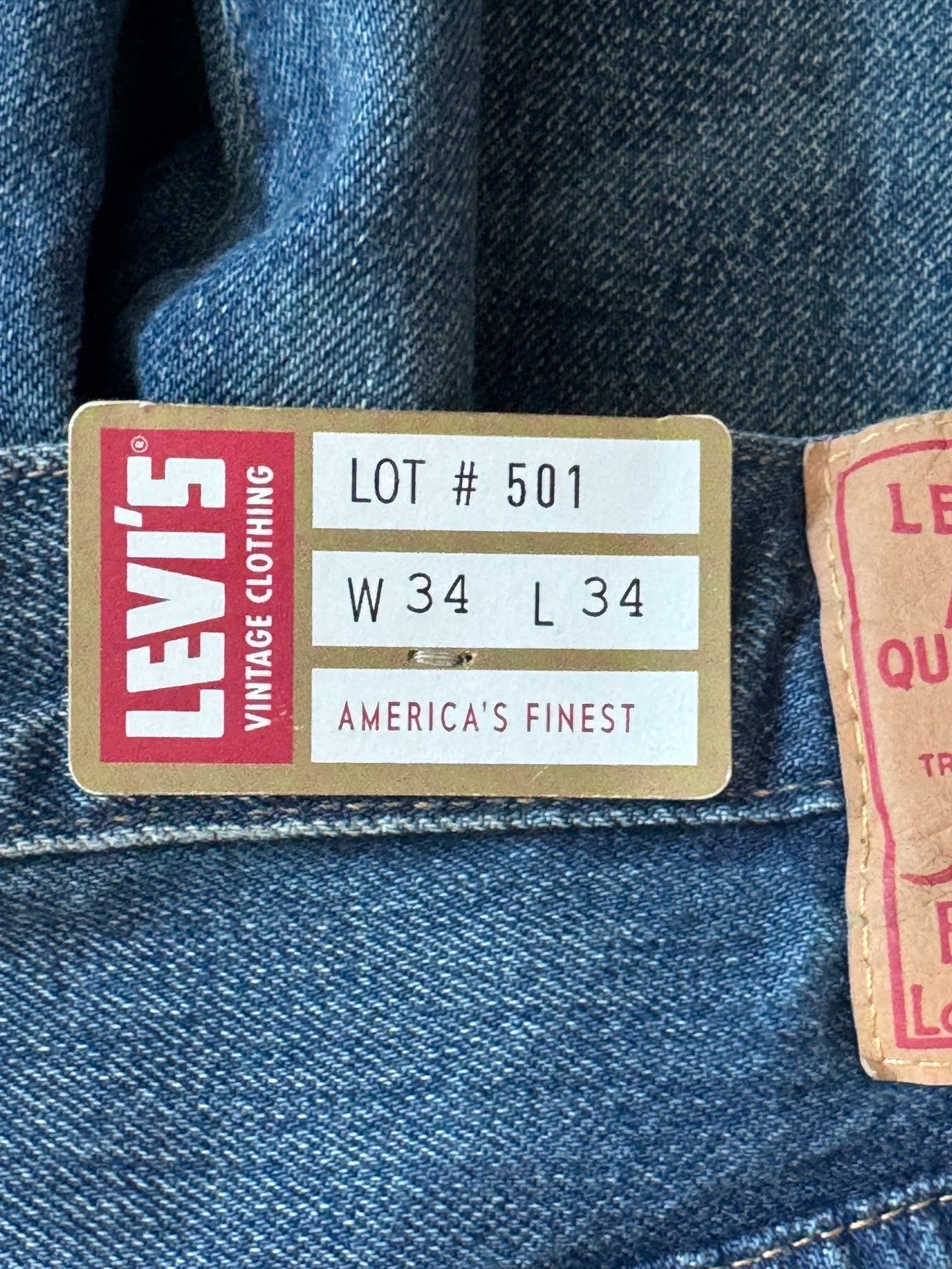 Levi's Vintage Clothing Levi's LVC 1955 50155 Washed Jeans Size US 34 / EU 50 - 5 Thumbnail