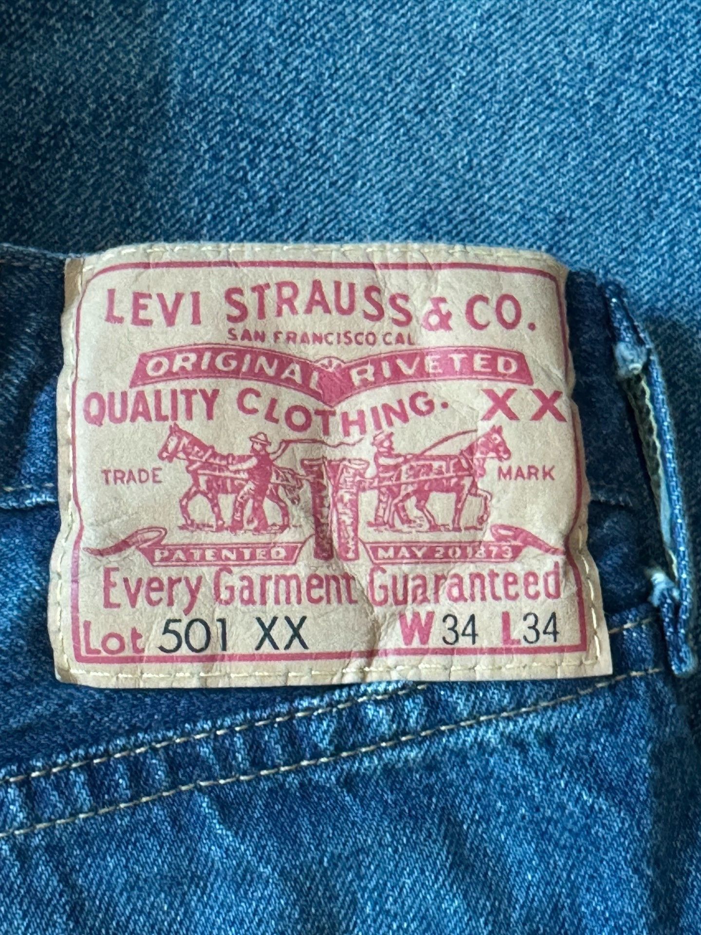 Levi's Vintage Clothing Levi's LVC 1955 50155 Washed Jeans Size US 34 / EU 50 - 6 Thumbnail