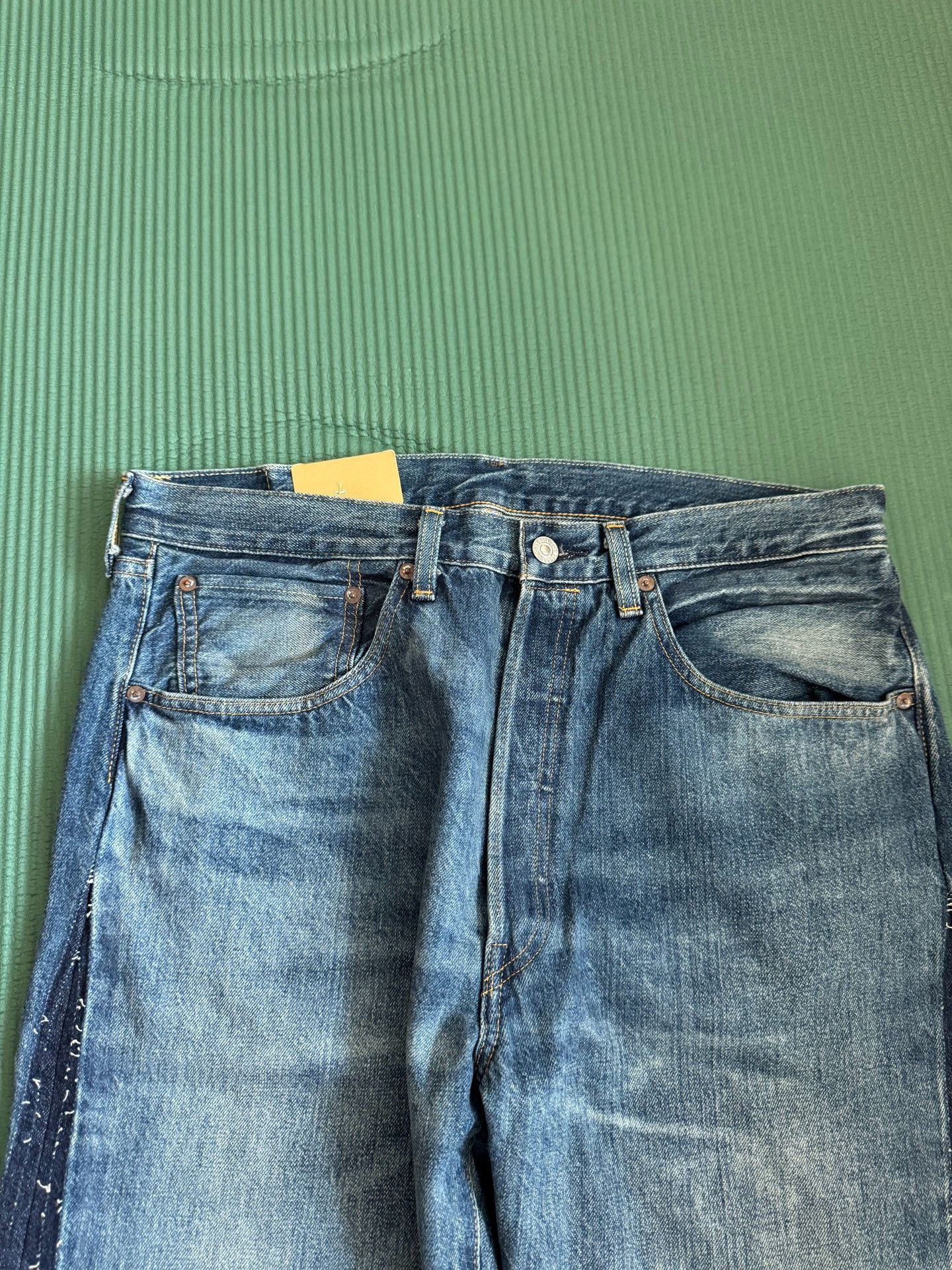 Levi's Vintage Clothing Levi's LVC 1955 50155 Washed Jeans Size US 34 / EU 50 - 4 Thumbnail