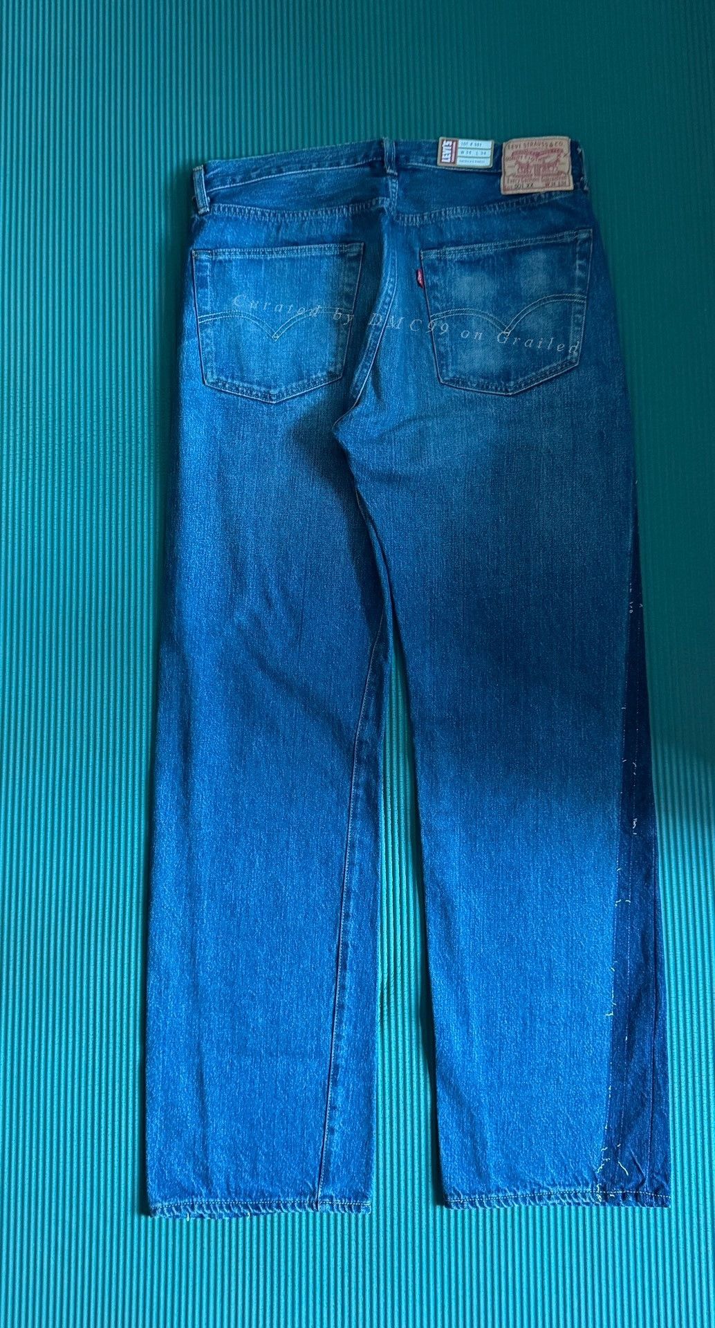 Levi's Vintage Clothing Levi's LVC 1955 50155 Washed Jeans Size US 34 / EU 50 - 2 Thumbnail