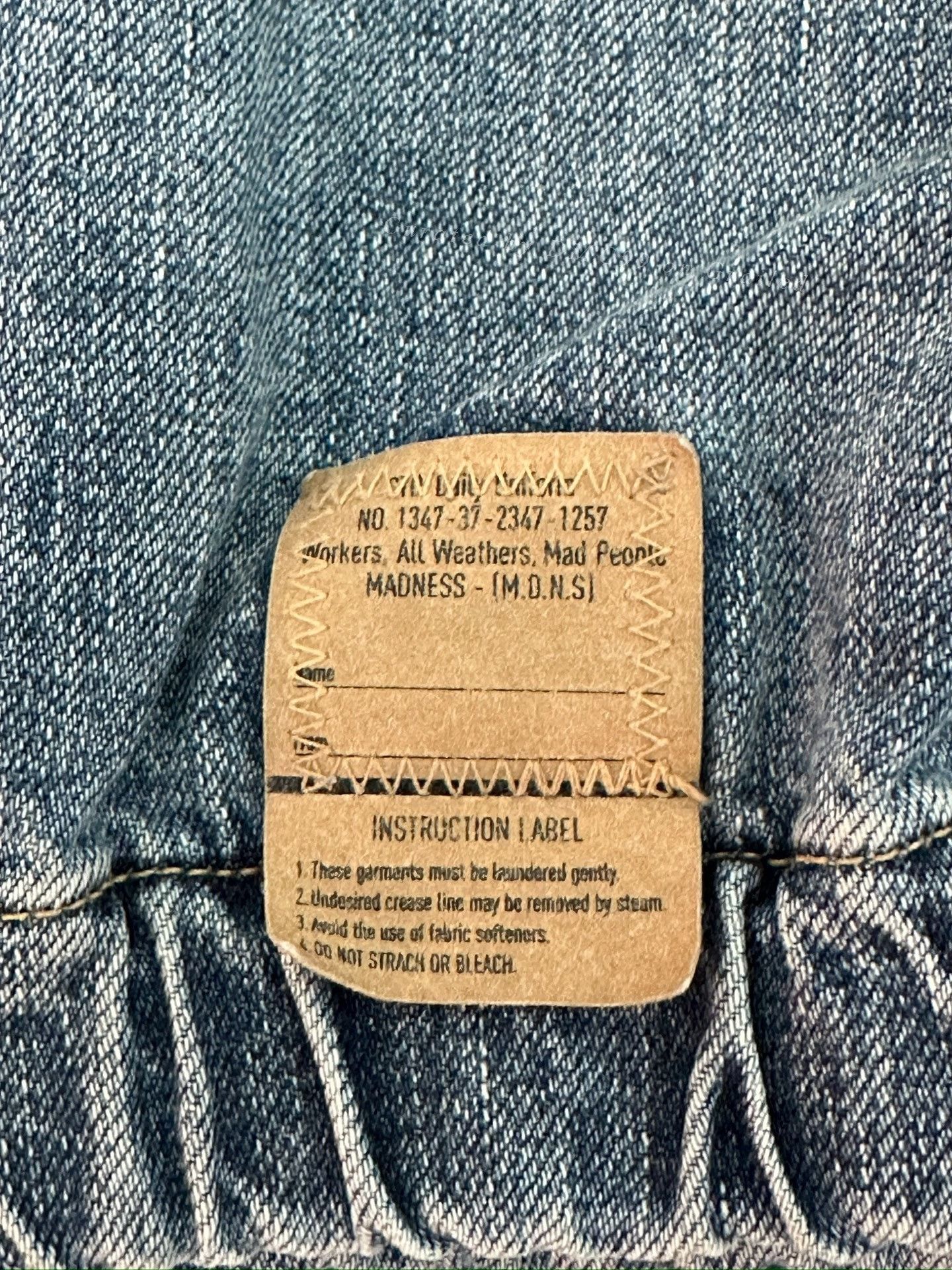 Madness MADNESS 22SS Distressed Denim Jacket Size US M / EU 48-50 / 2 - 6 Thumbnail