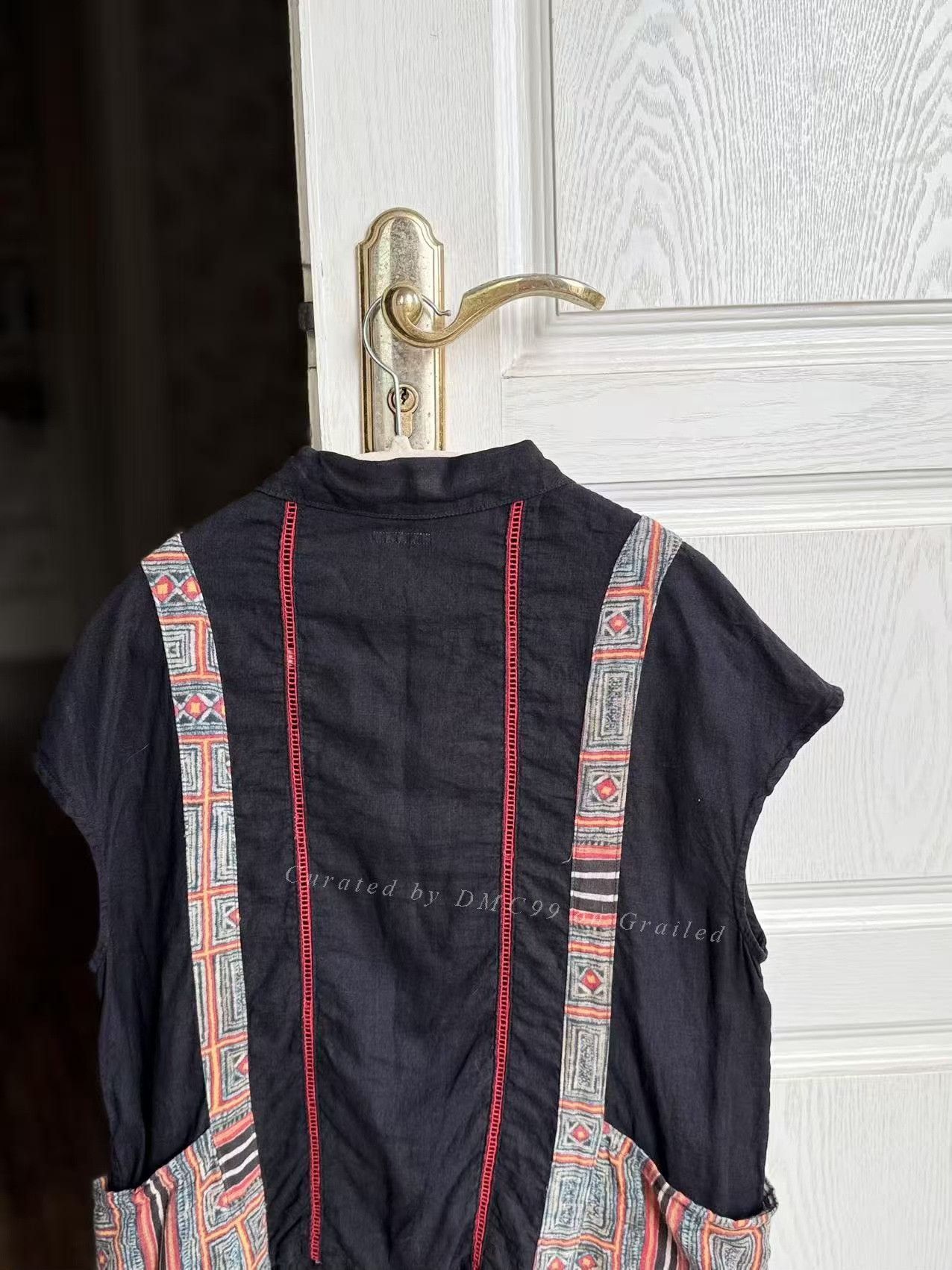 Kapital Kapital Cotton-Linen Short-Sleeve Shirt Size US XS / EU 42 / 0 - 5 Thumbnail