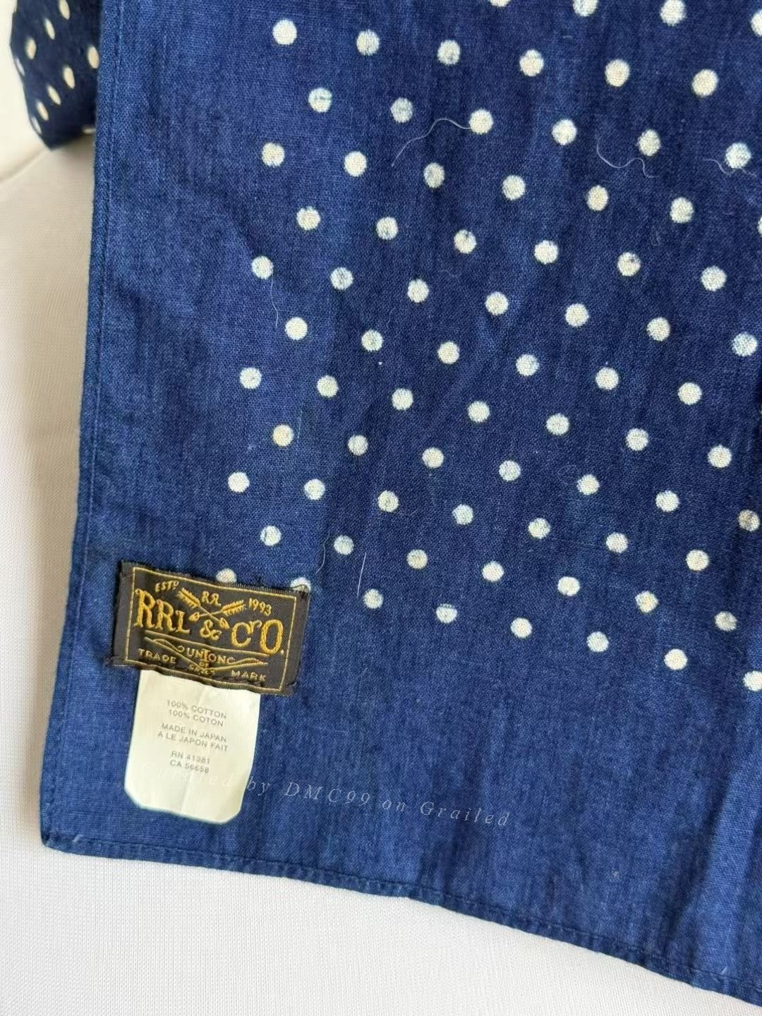 RRL Ralph Lauren RRL DoubleL Cotton-Linen Scarf Shawl Size ONE SIZE - 7 Thumbnail