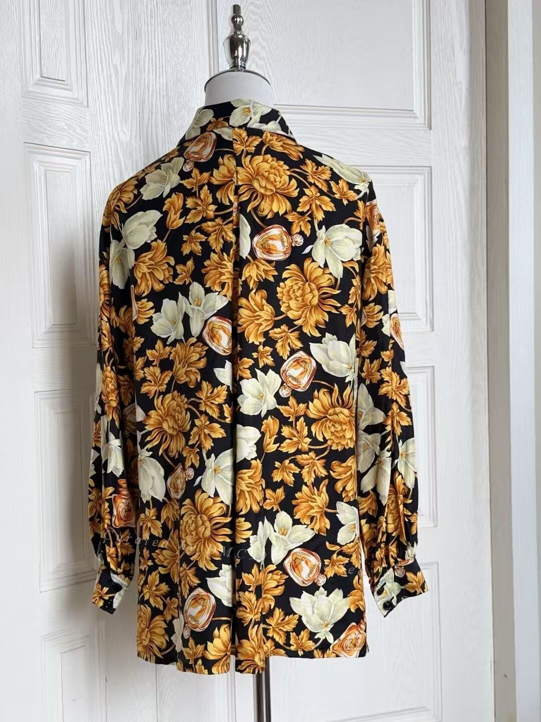 Dior DIOR Silk Printed Long Sleeve Shirt Size US S / EU 44-46 / 1 - 2 Thumbnail