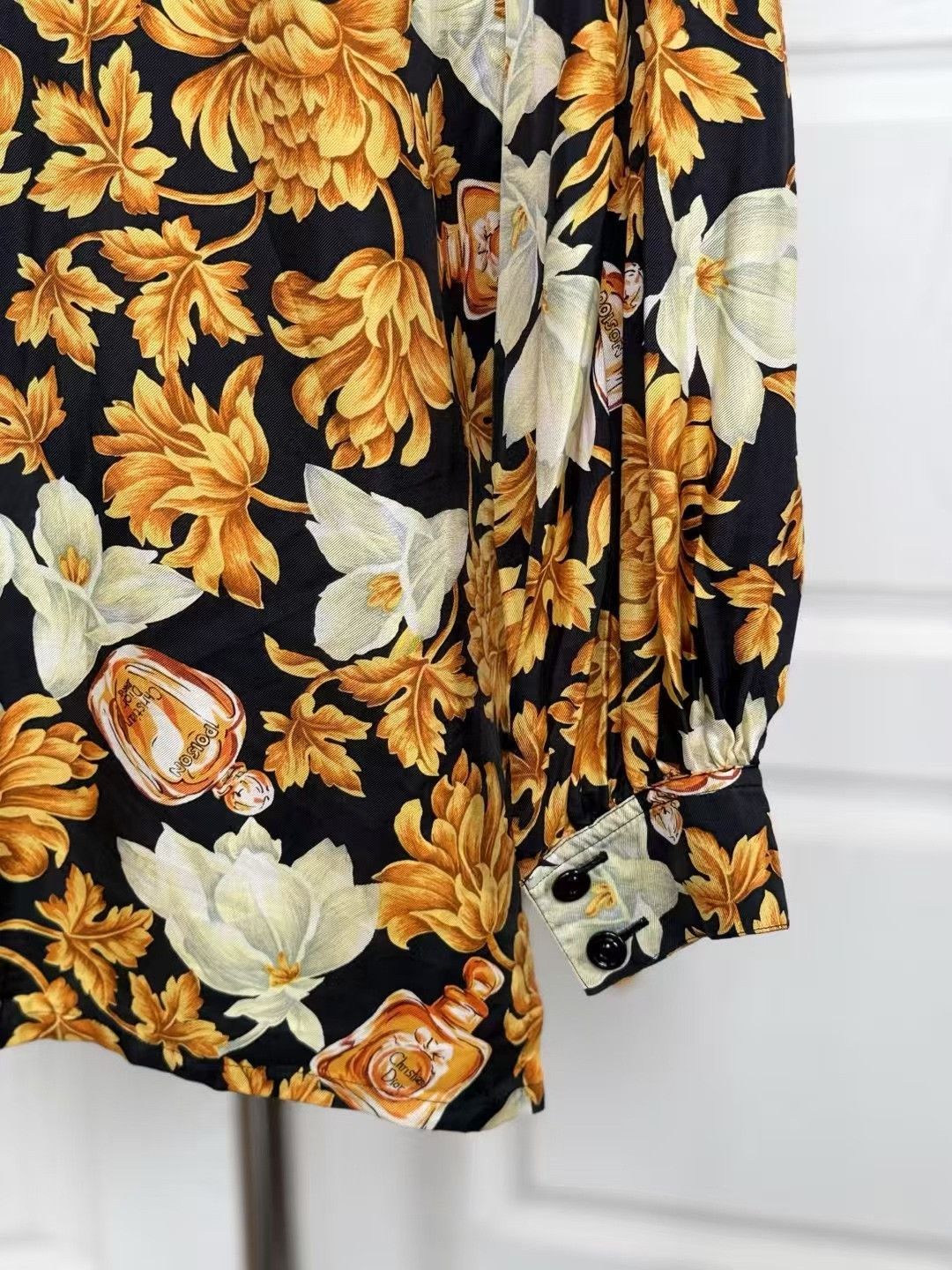 Dior DIOR Silk Printed Long Sleeve Shirt Size US S / EU 44-46 / 1 - 9 Thumbnail